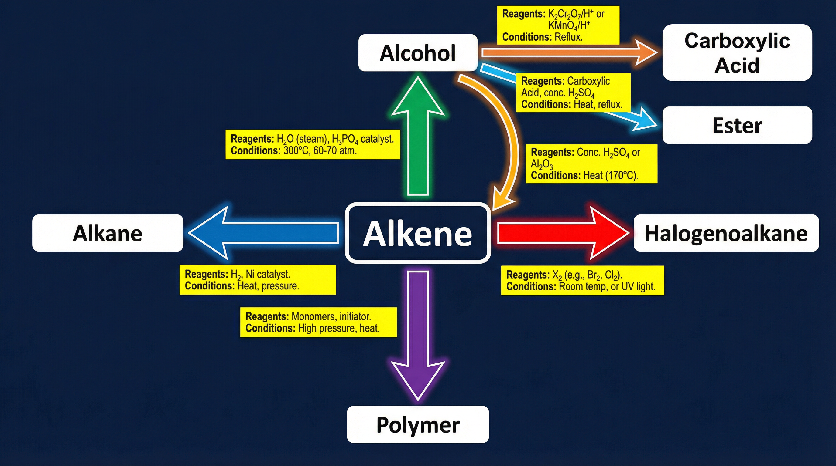 Alkenes – Chemistry – A-Level