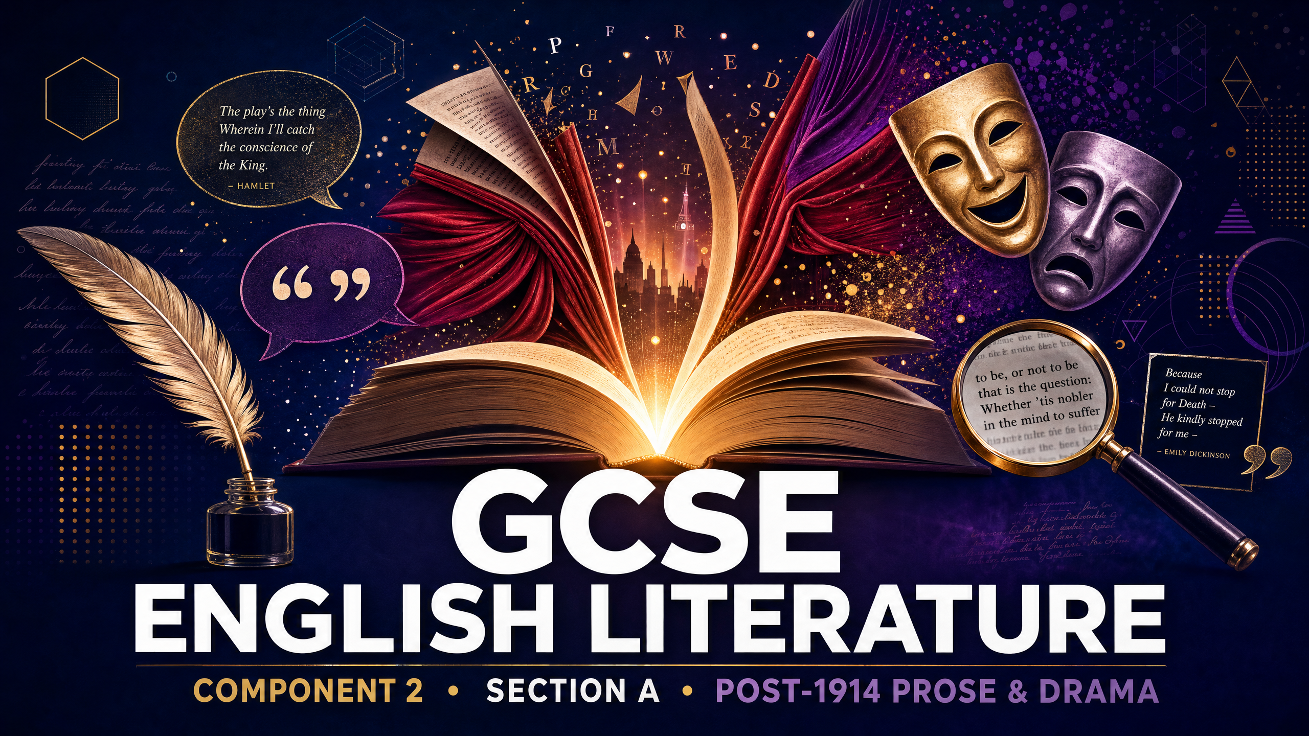 Header image for GCSE English Literature Component 2 Section A