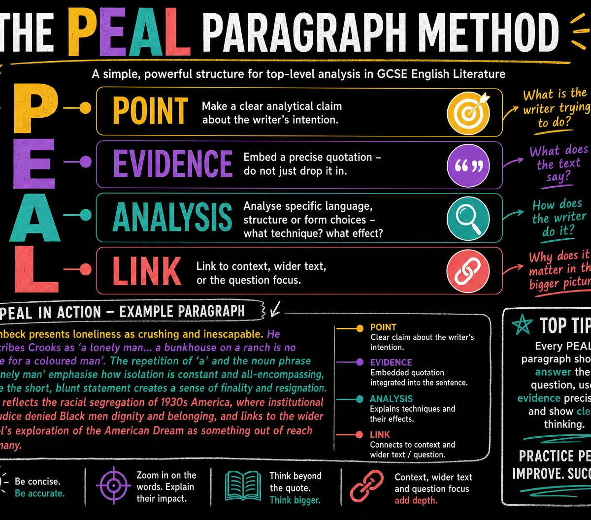 The PEAL Paragraph Method
