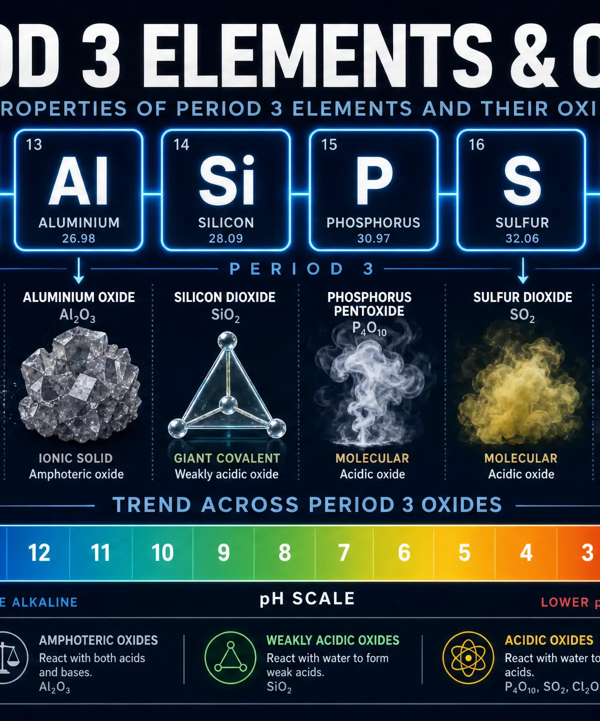 Period 3 Elements & Oxides Overview