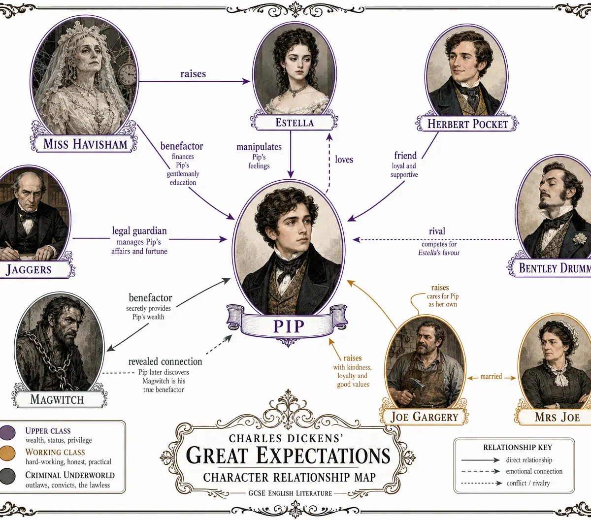 Character Relationships Map