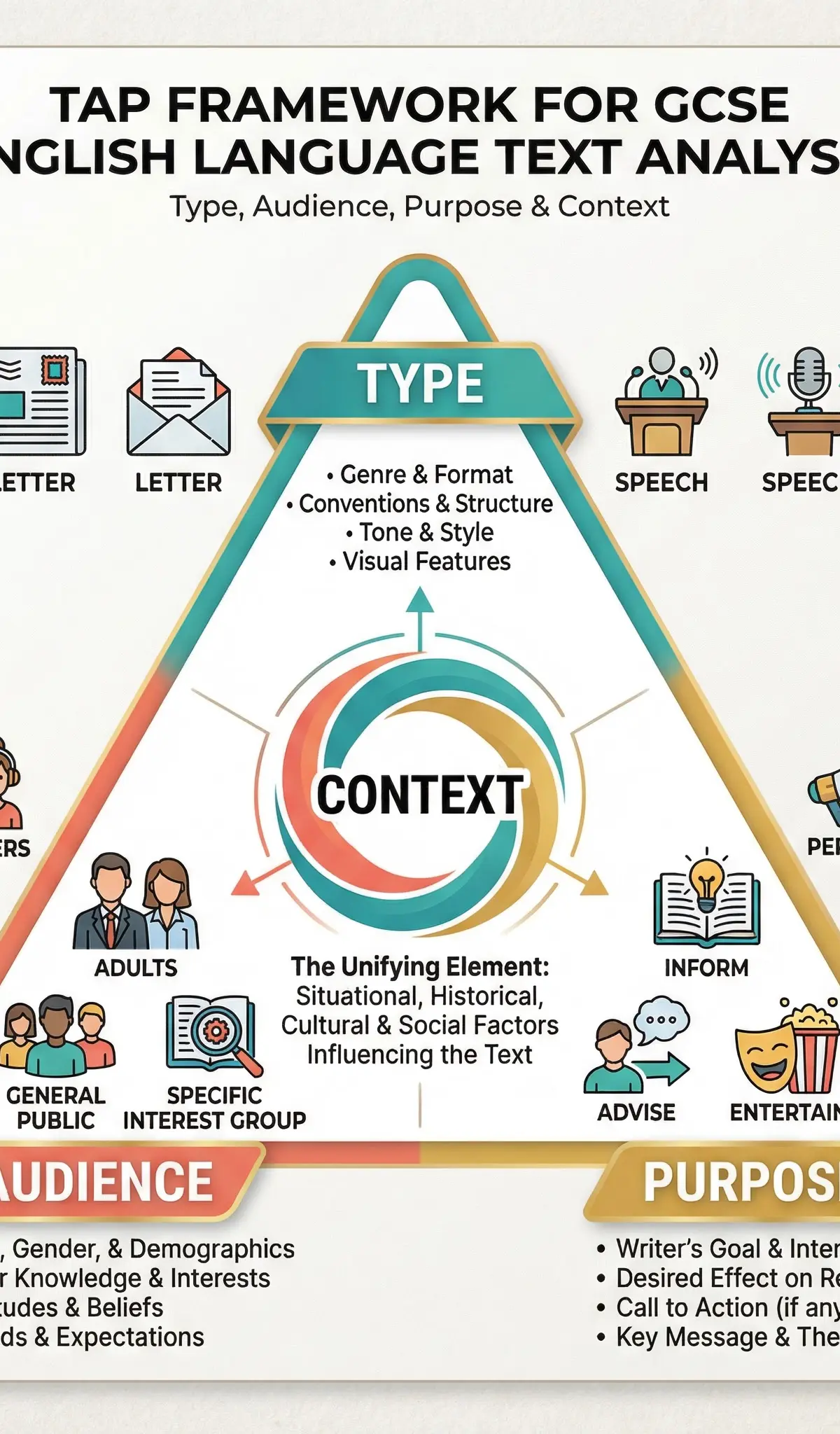 Understanding Writer's Purpose, Audience and Perspective – English Language – GCSE