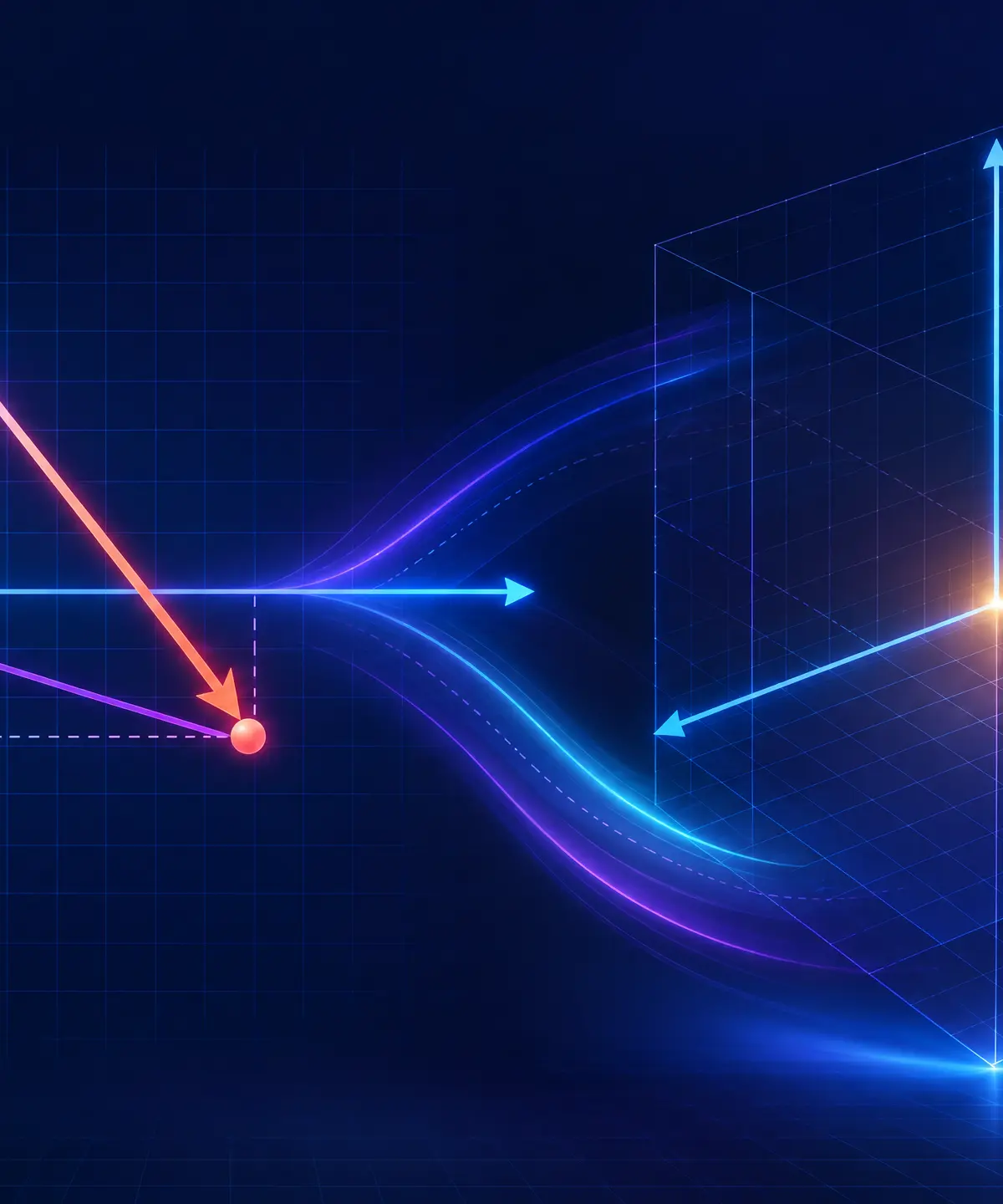 Position vectors: location, displacement and distance.