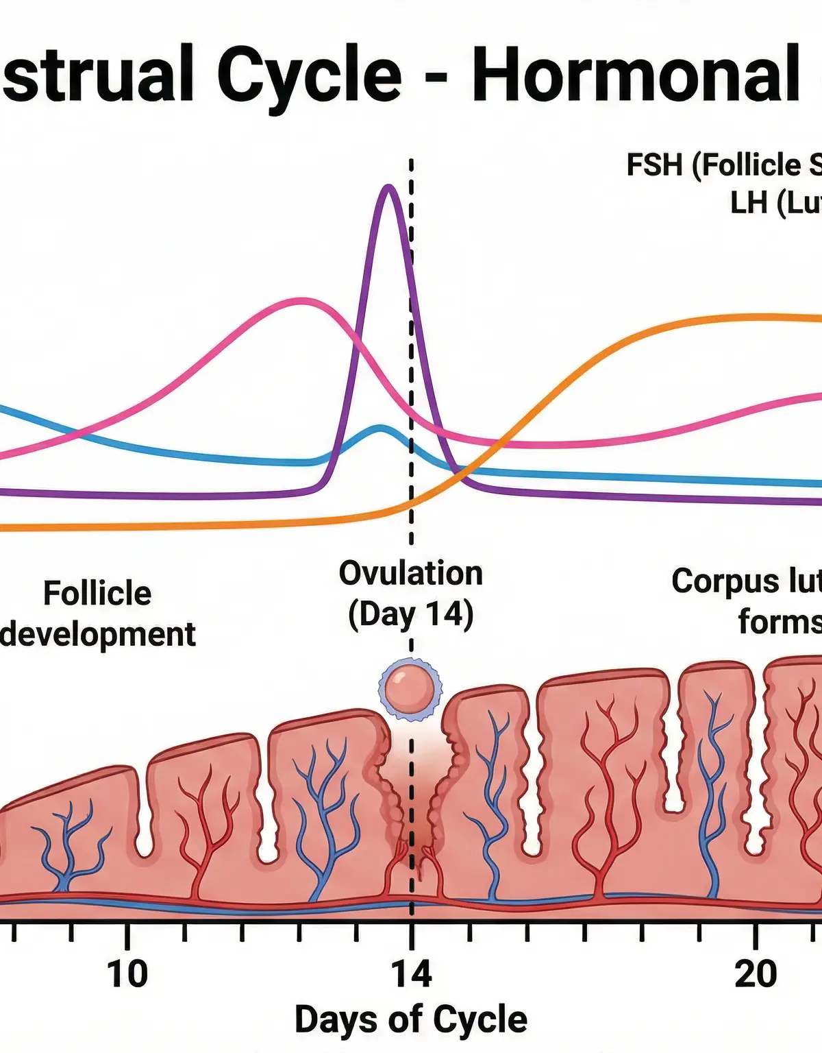 Hormonal Changes During the Menstrual Cycle
