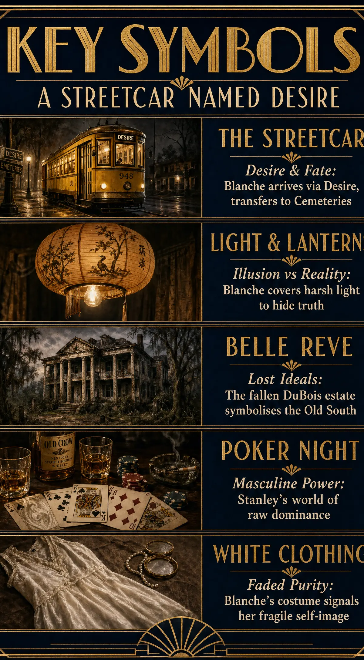 Key Symbols in A Streetcar Named Desire