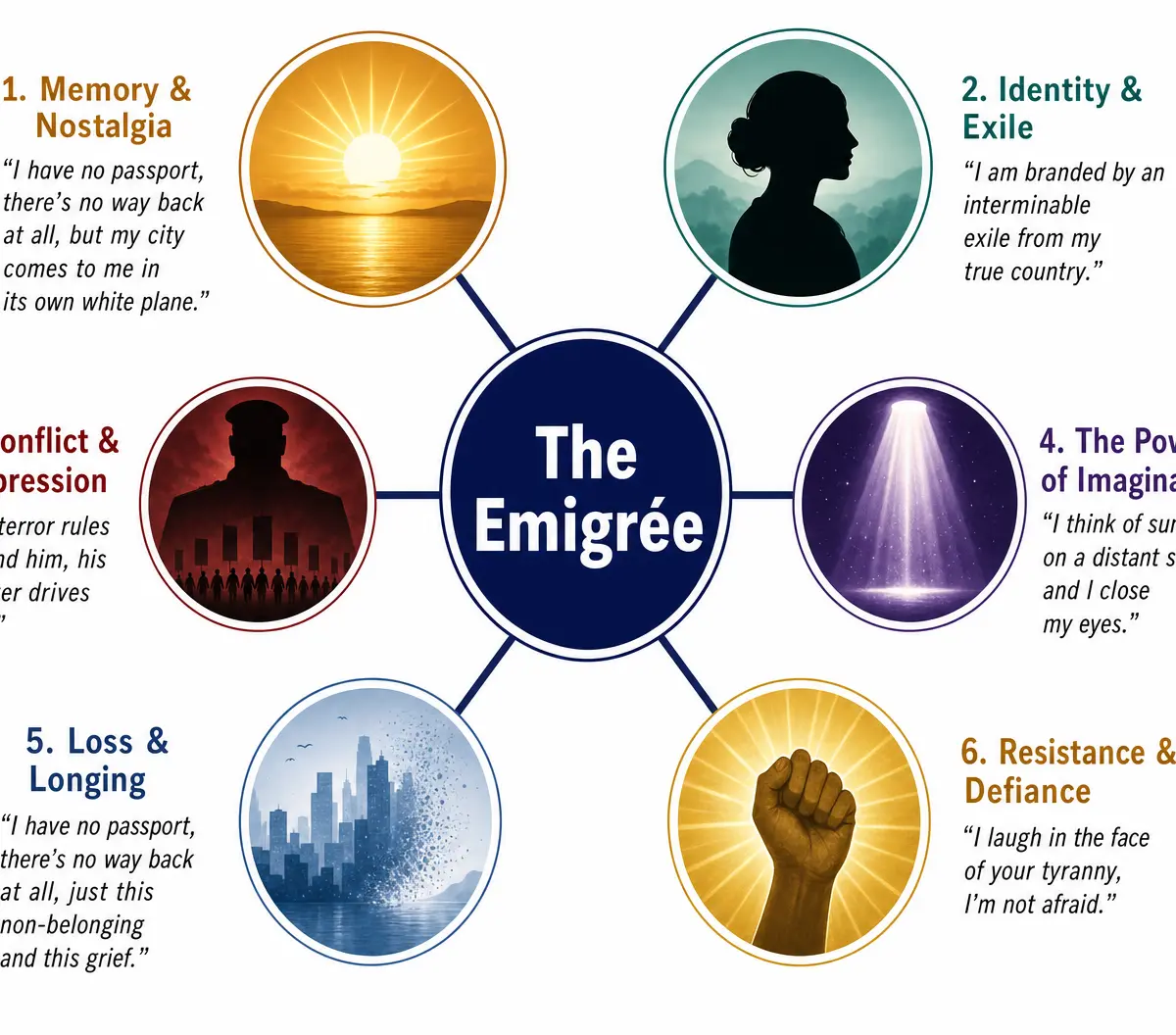 Key Themes in The Emigrée