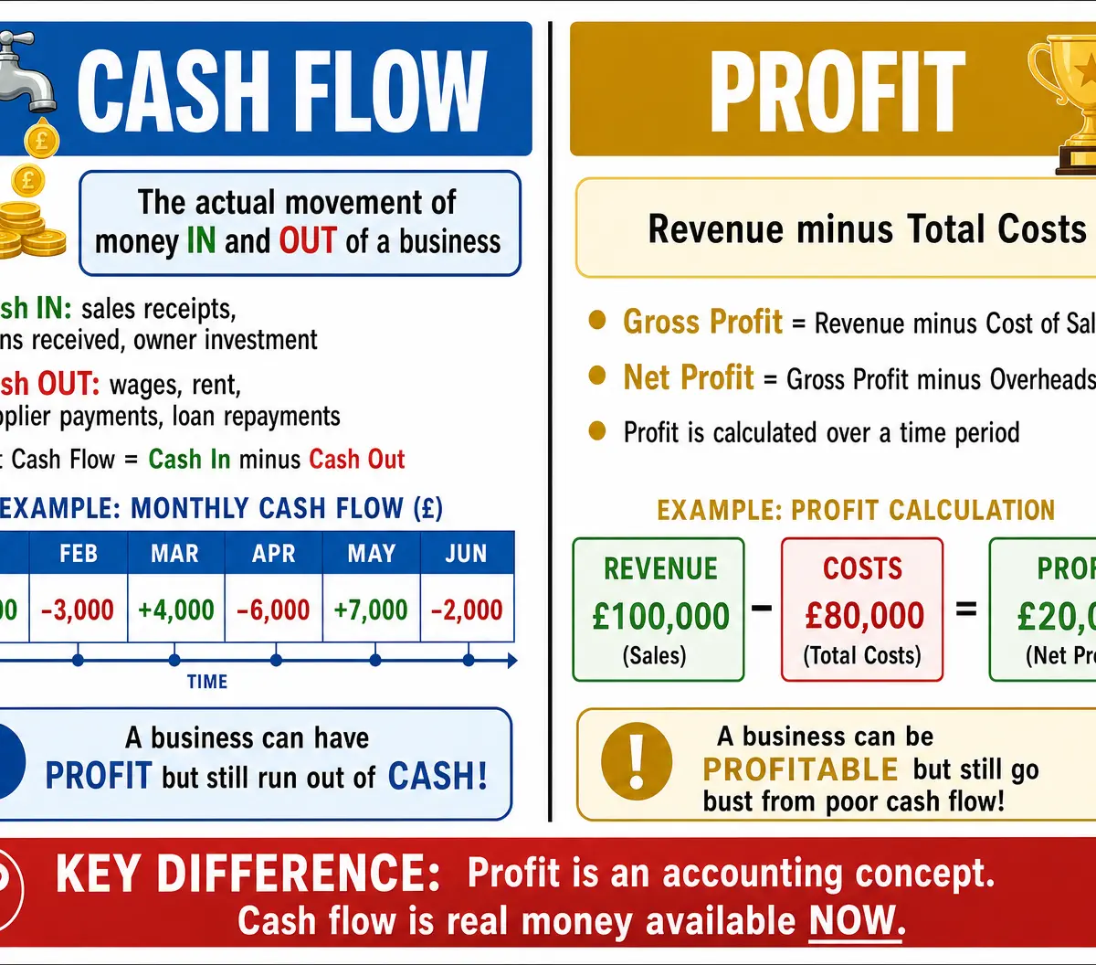 Cash Flow vs Profit