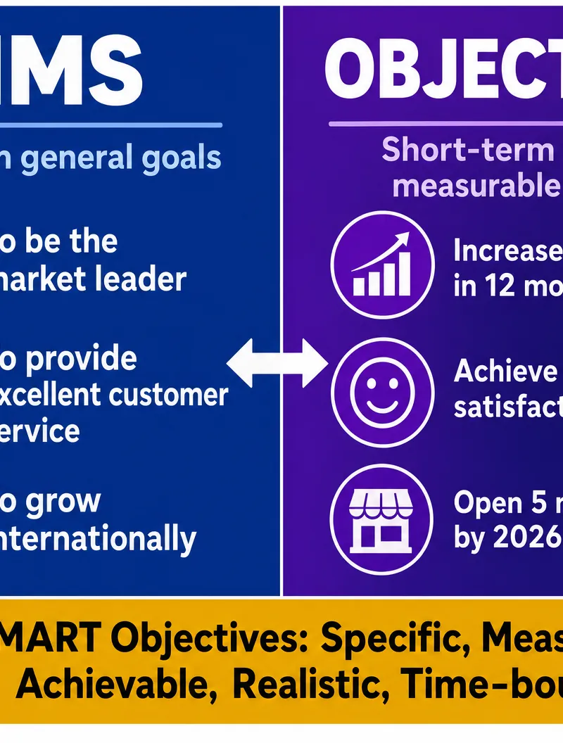 Aims vs. Objectives