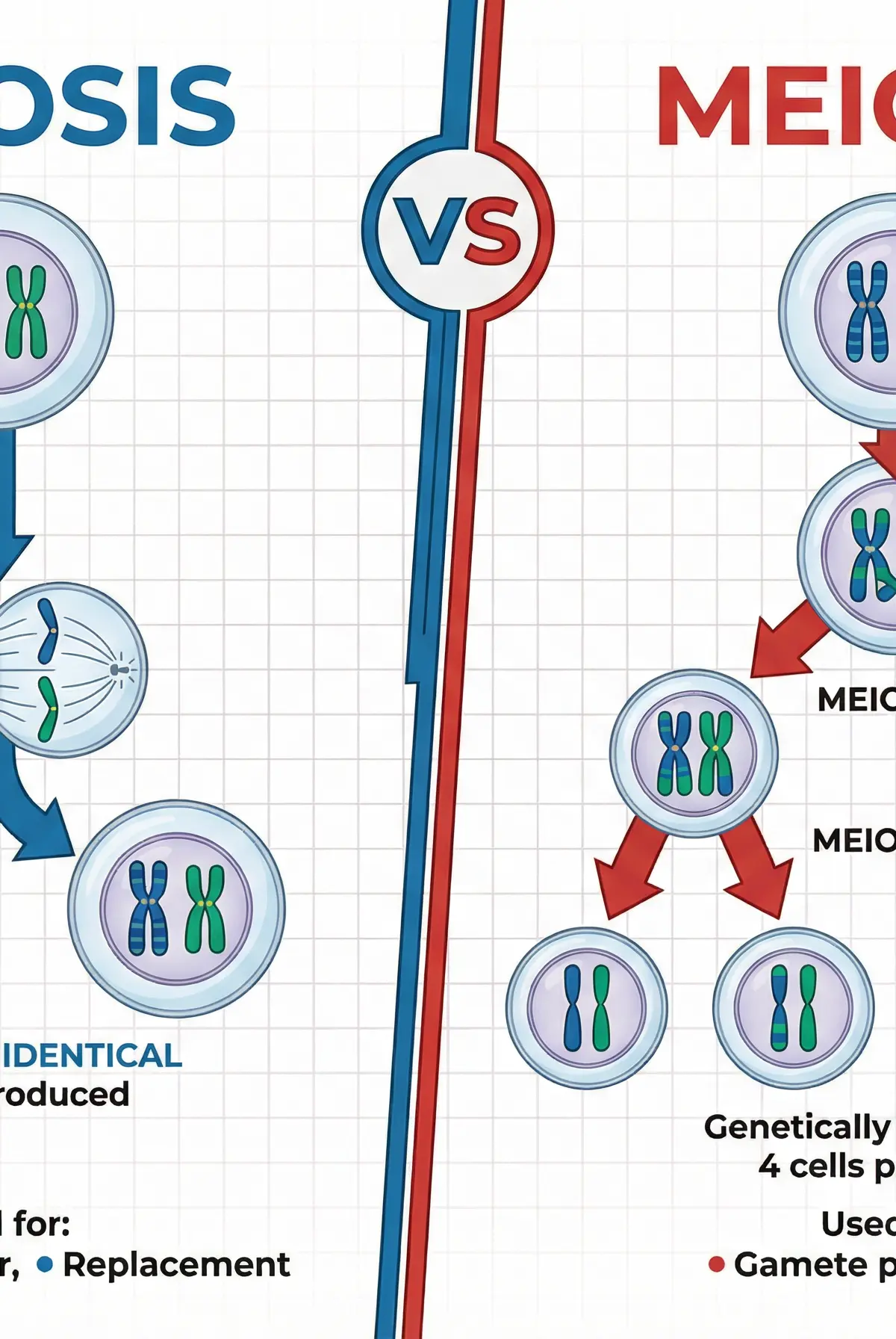 Comparison of Mitosis and Meiosis