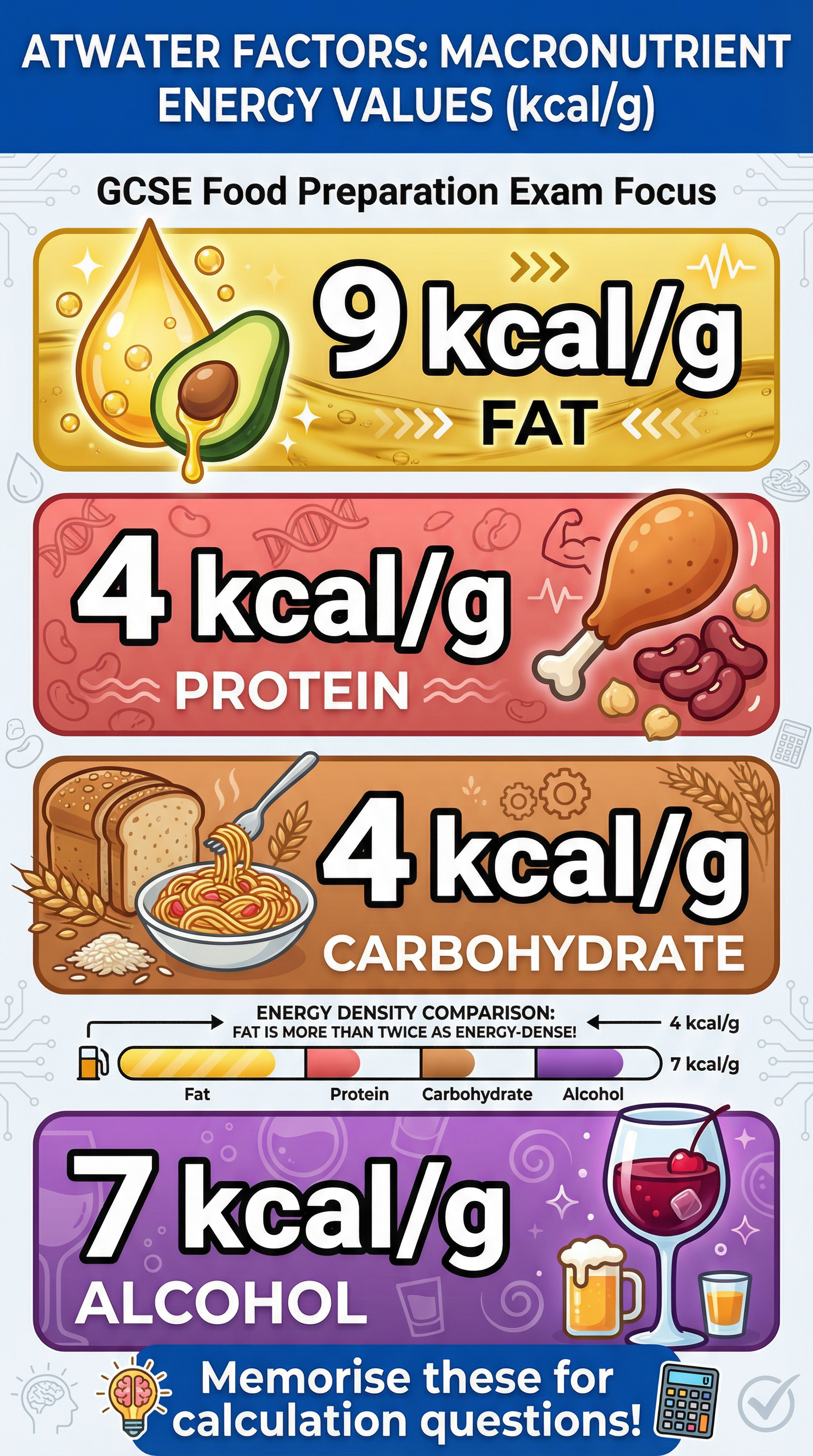 Energy balance and its relationship to weight management. – Food Preparation and Nutrition – GCSE