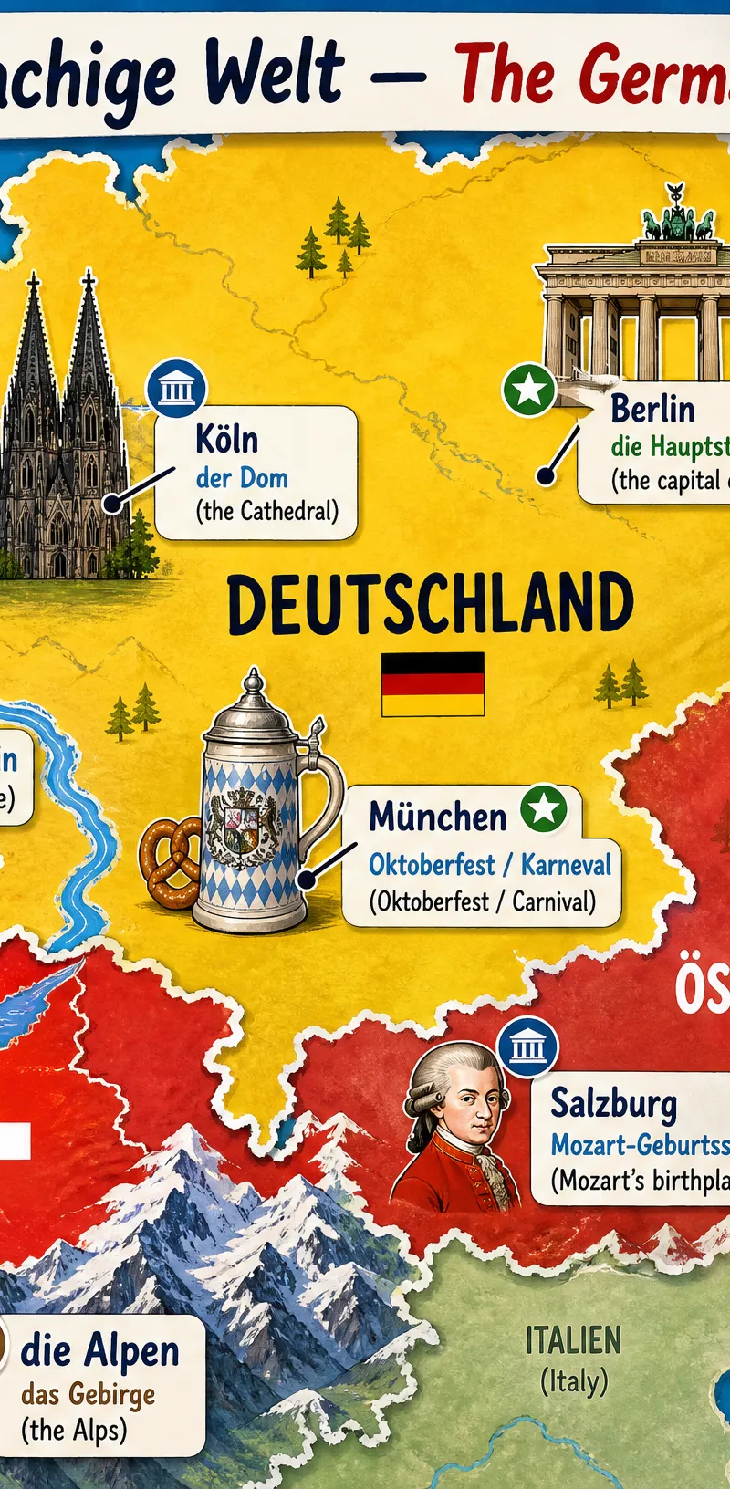 Die deutschsprachige Welt — The German-speaking World