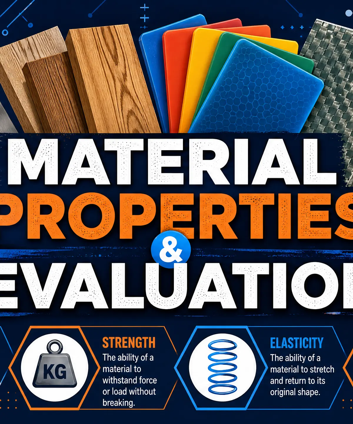 Header image for Material Properties and Evaluation