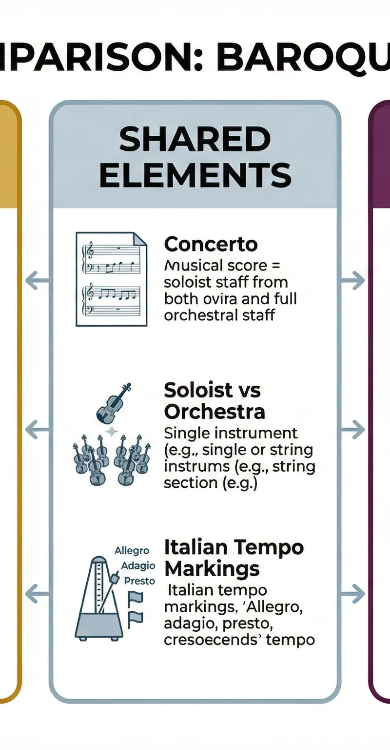 Comparison of Baroque and Classical Musical Features