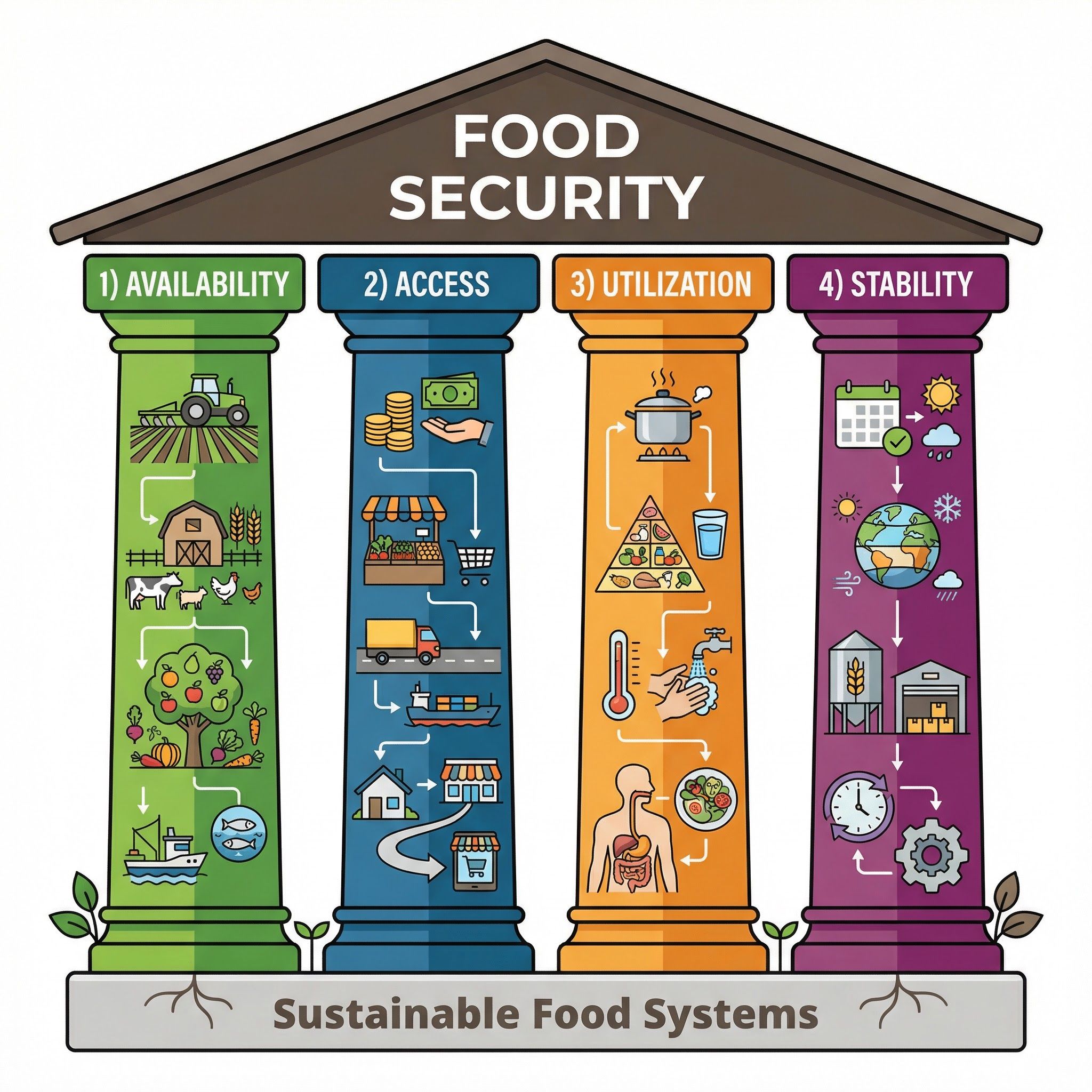 Food security and global food challenges. – Food Preparation and Nutrition – GCSE