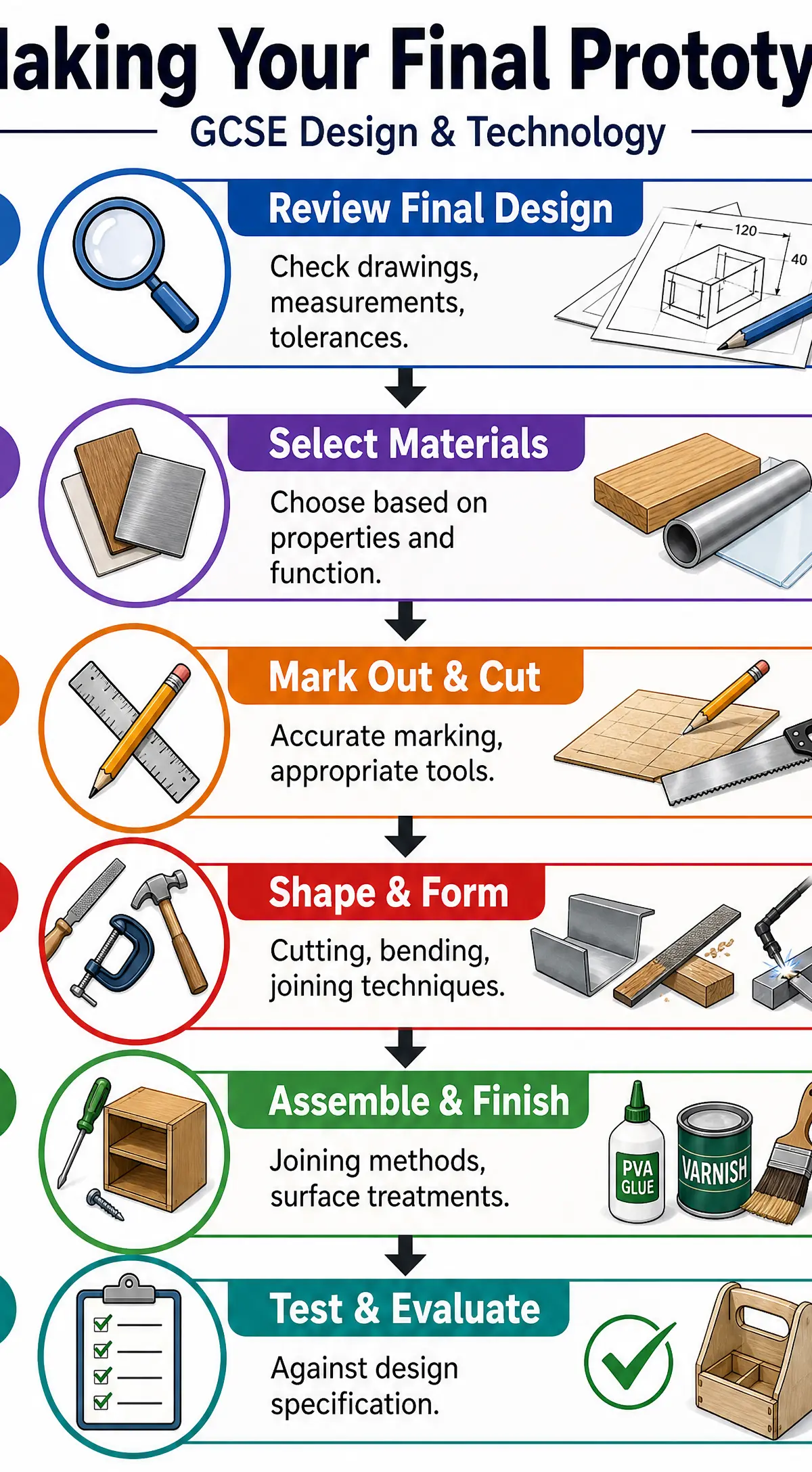 Making your final prototype step-by-step