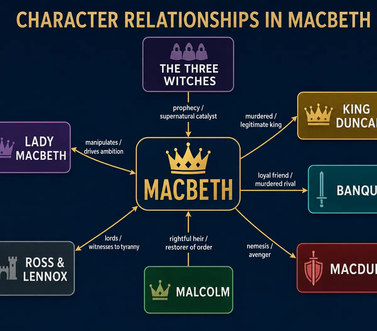 Character Relationships in Macbeth