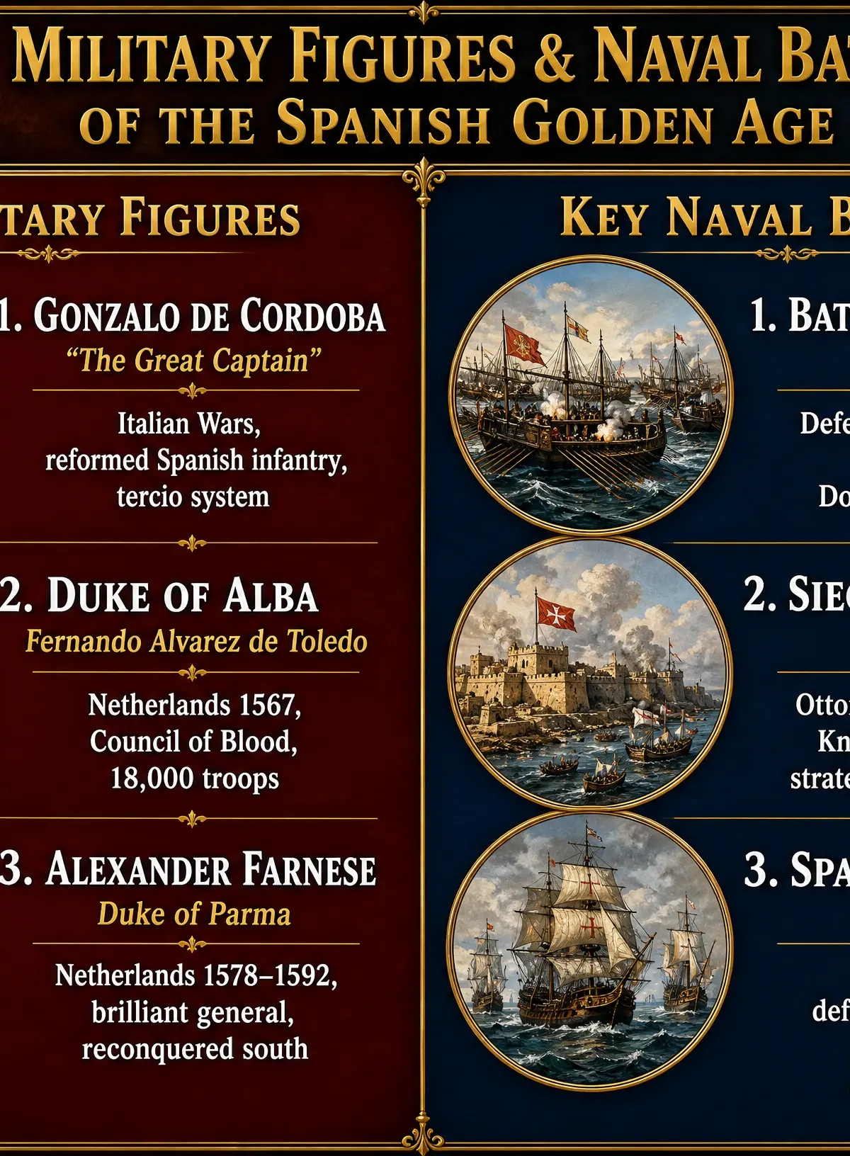 Key Military Figures & Naval Battles