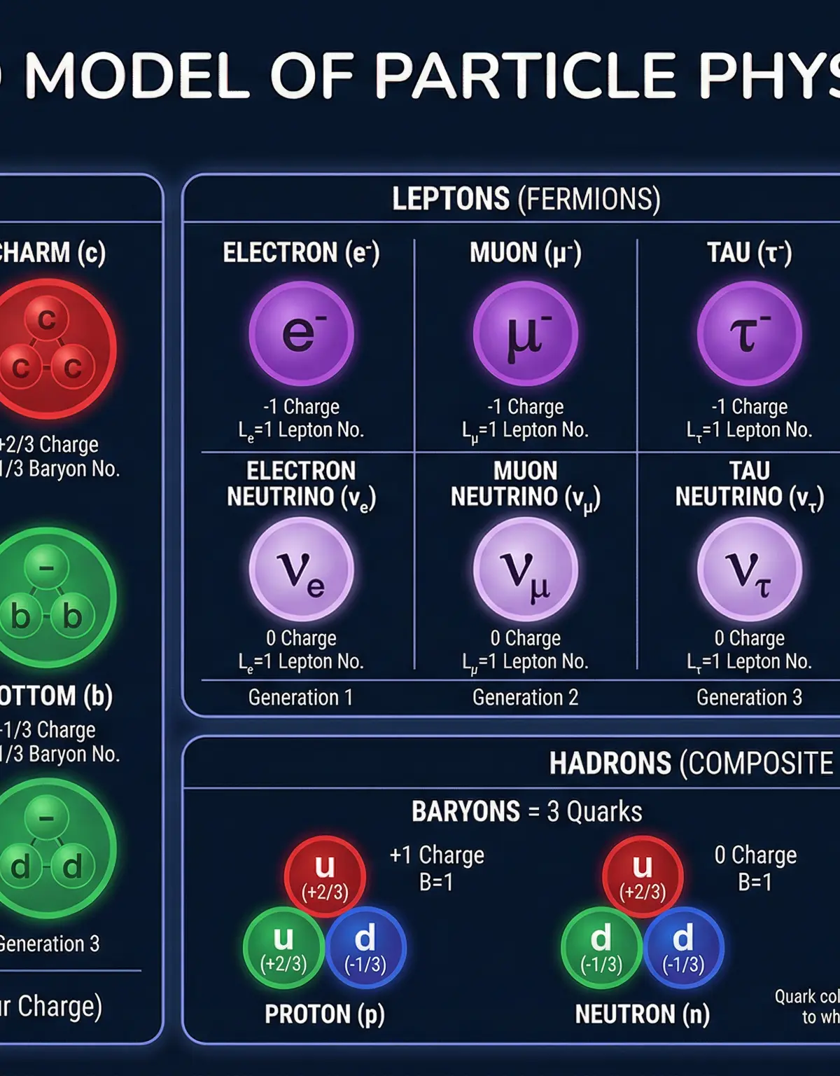 The Standard Model of Particle Physics.