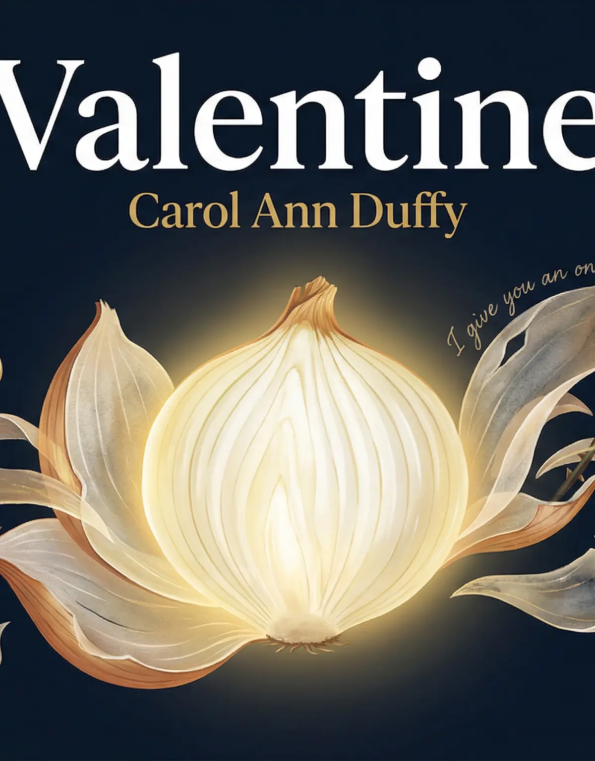 Header image for Carol Ann Duffy's 'Valentine'.