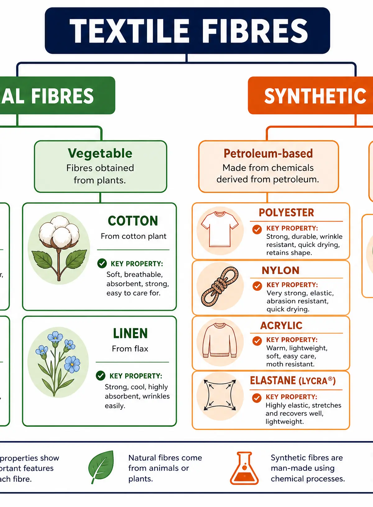 Classification of Textile Fibres