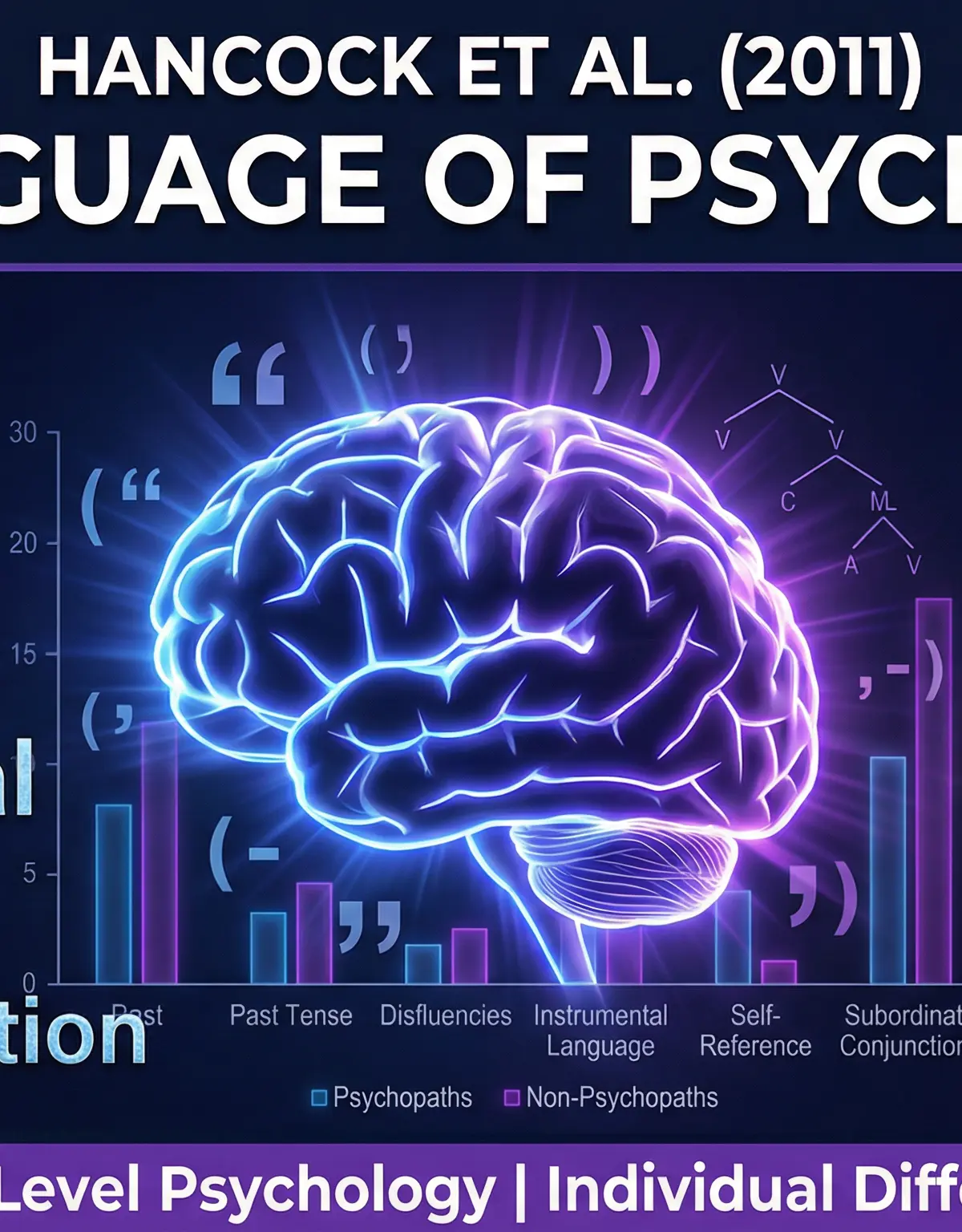 Header image for Hancock et al. (2011) - The Language of Psychopaths.
