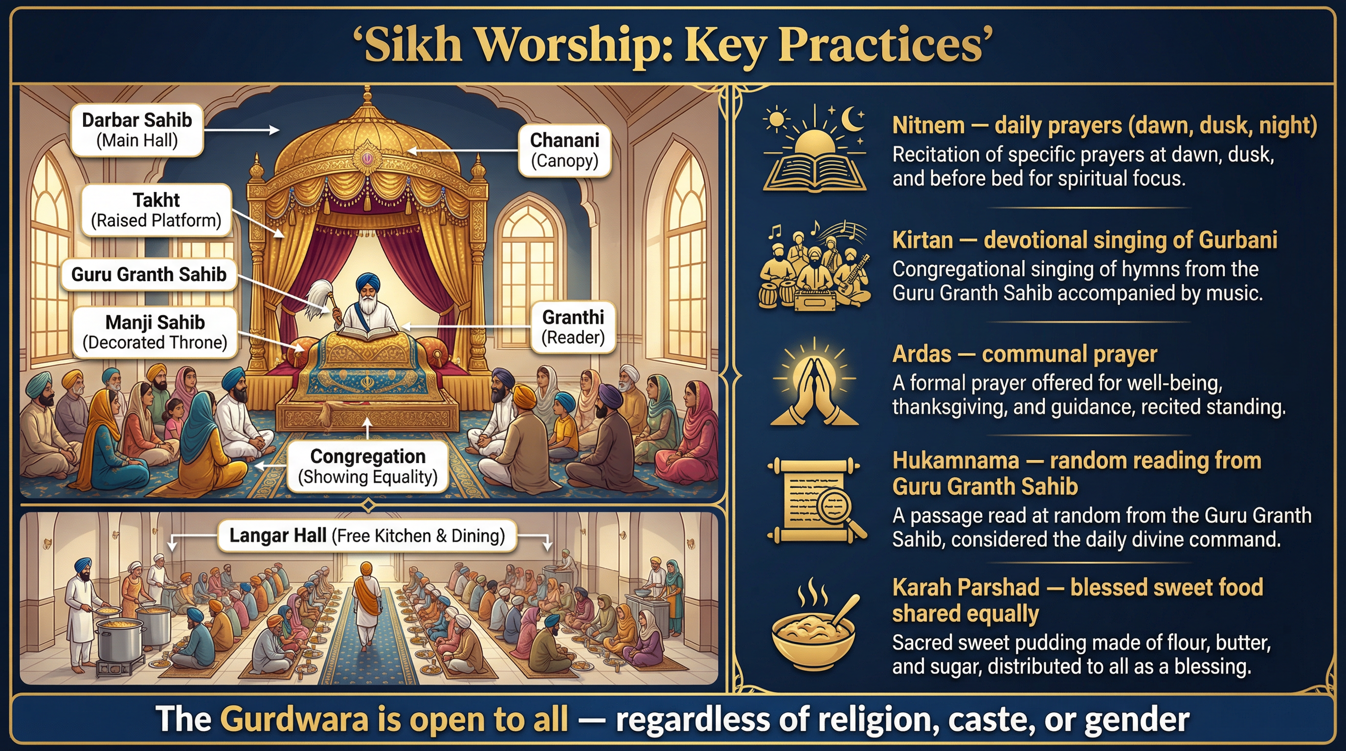 Religious practices of Sikhism – Religious Studies – GCSE