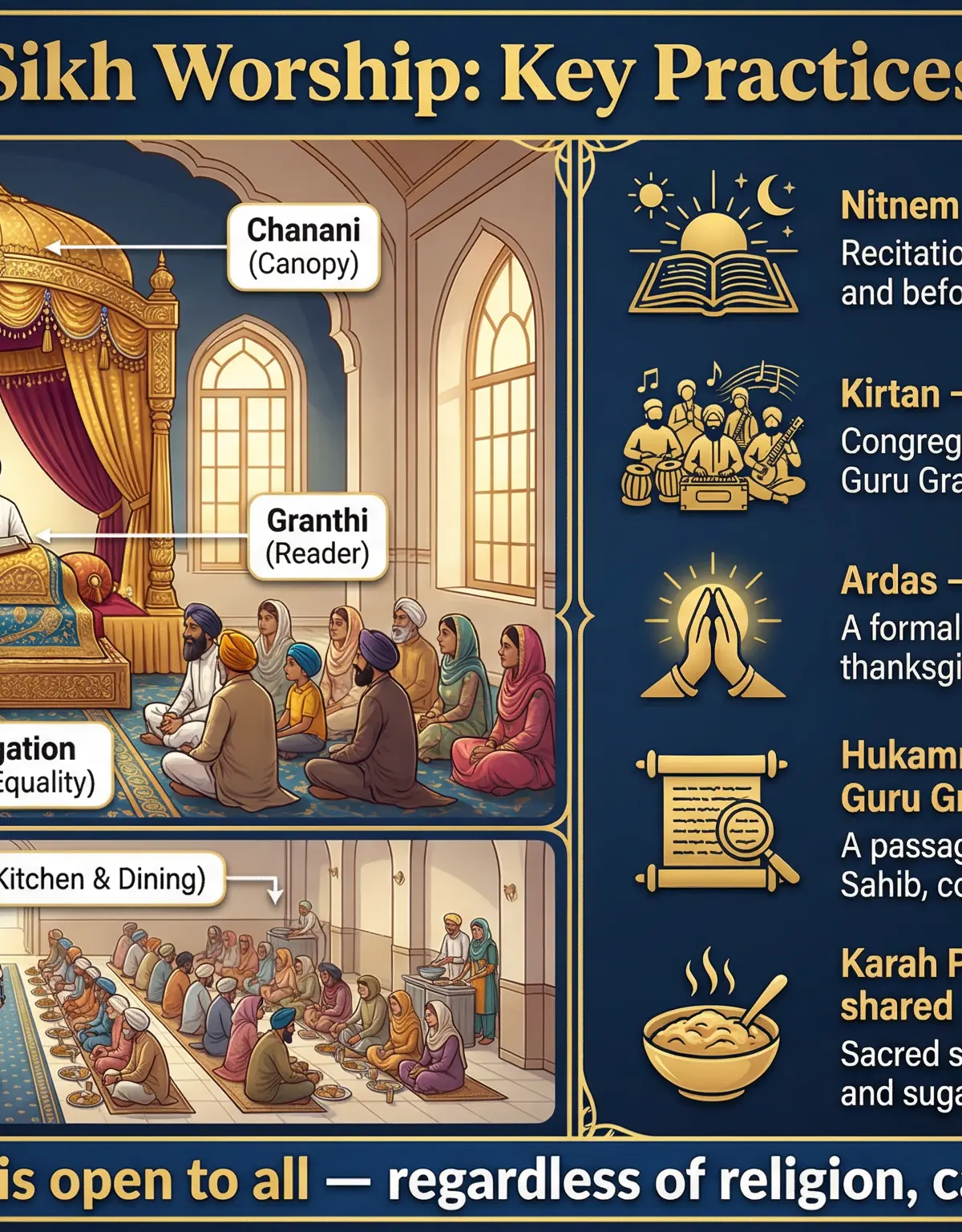 Religious practices of Sikhism – Religious Studies – GCSE