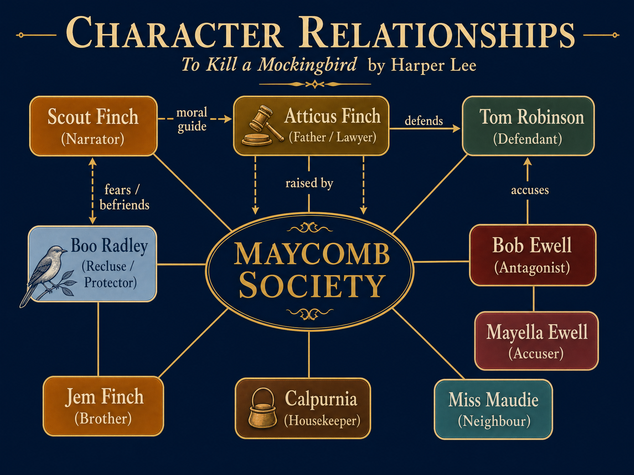 Character Relationships in Maycomb
