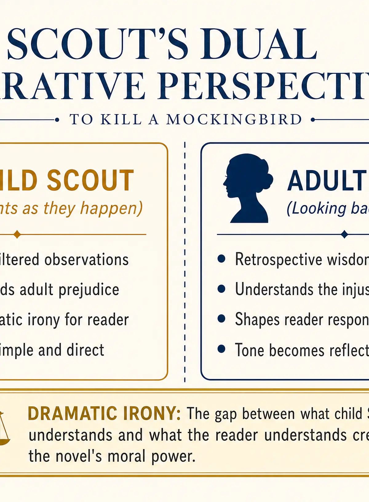 Scout's Dual Narrative Perspective