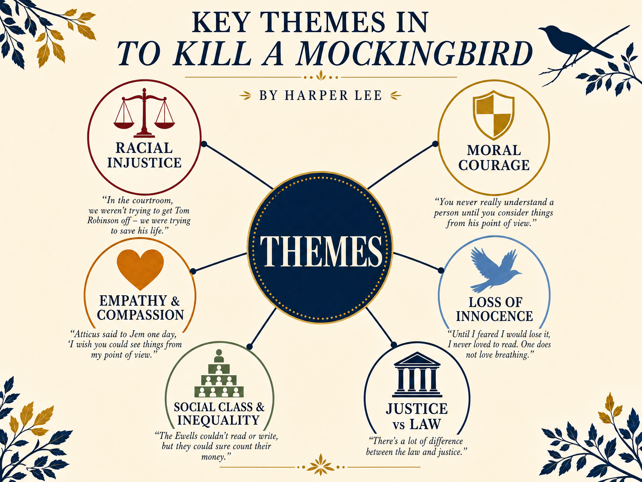 Key Themes in To Kill a Mockingbird