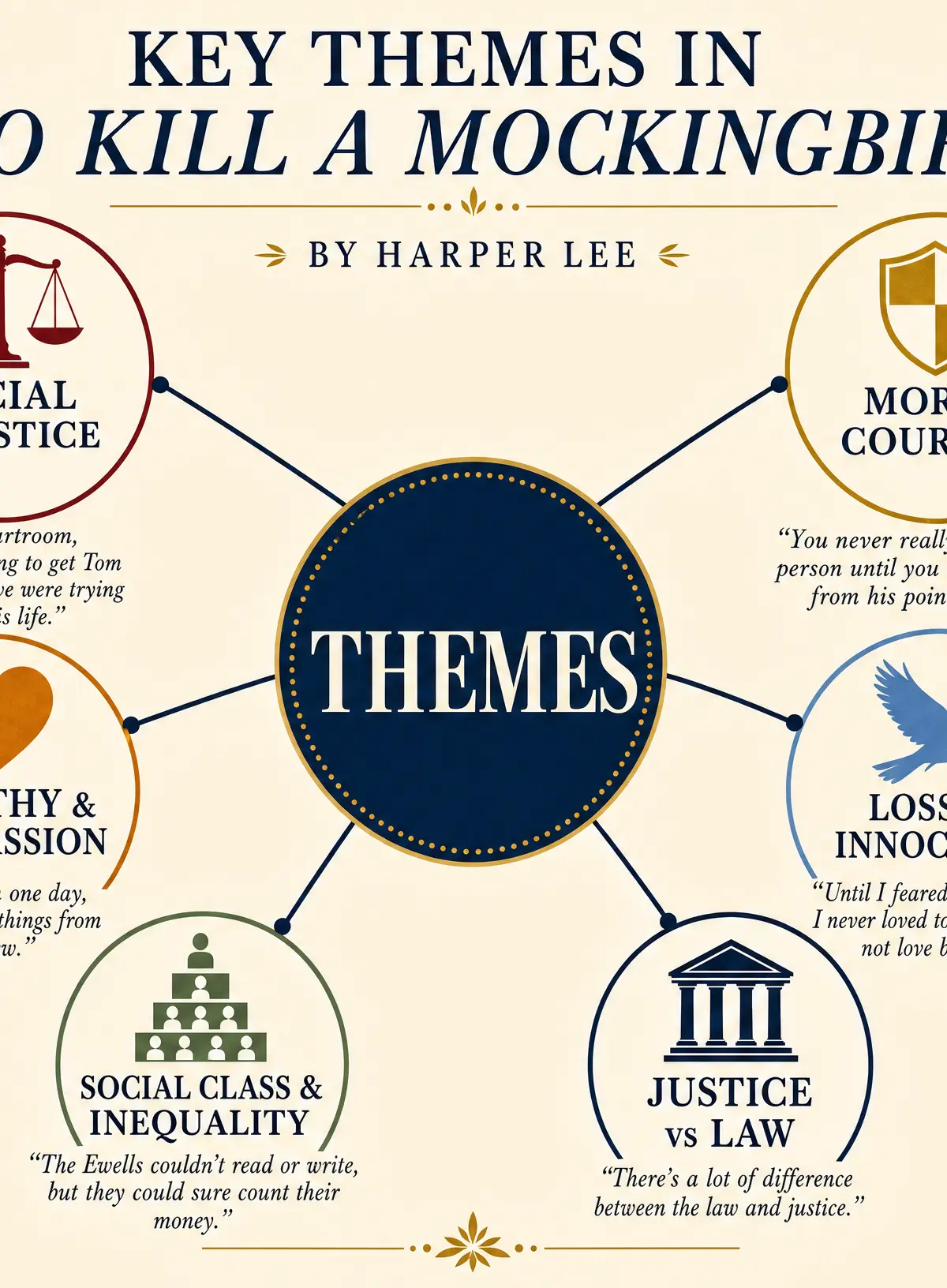 Key Themes in To Kill a Mockingbird