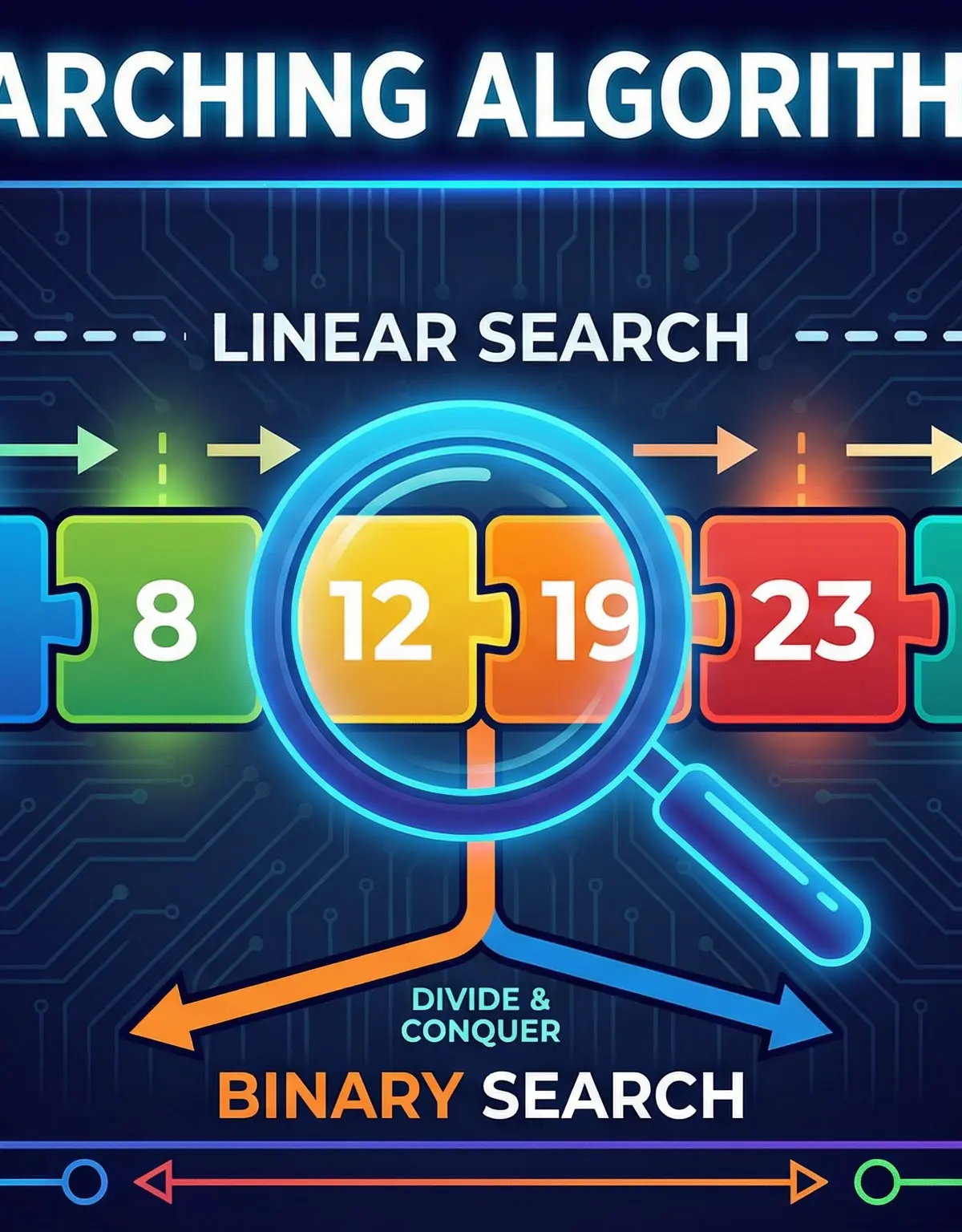 Searching Algorithms (Linear Search, Binary Search) โ Computer Science โ GCSE