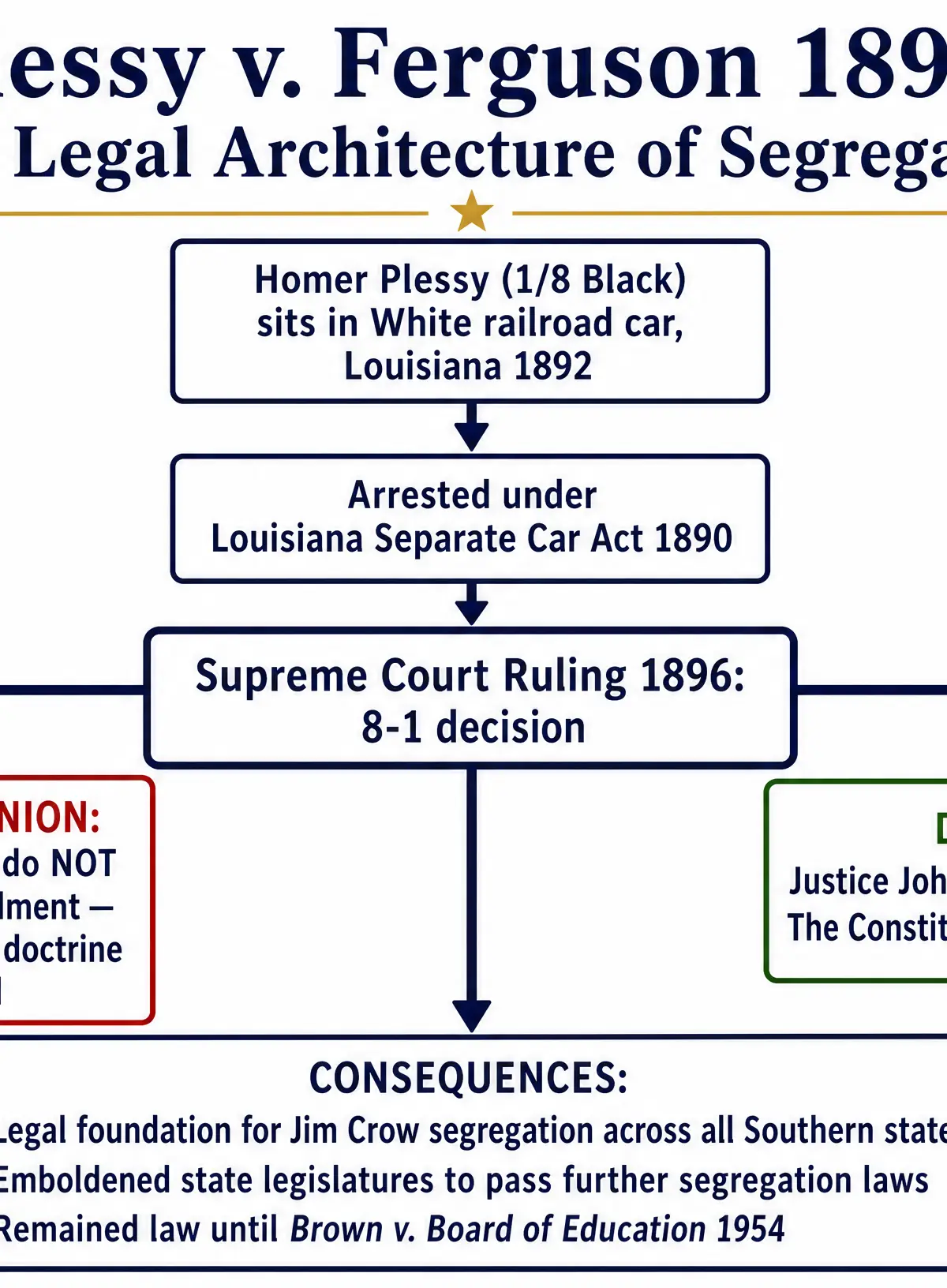 The legal architecture of Plessy v. Ferguson