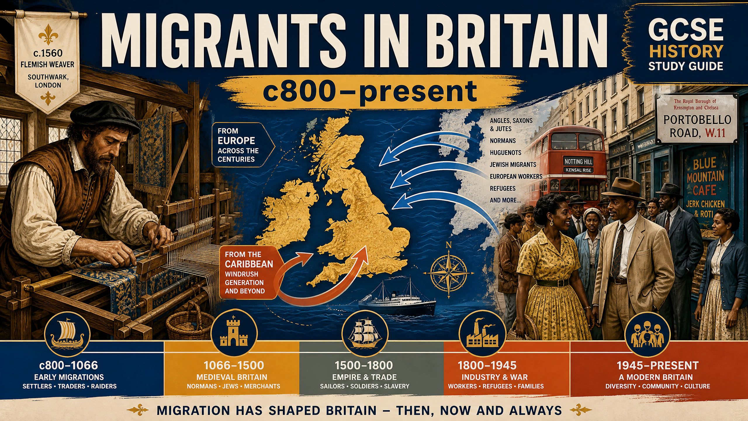 Migrants in Britain c800-present