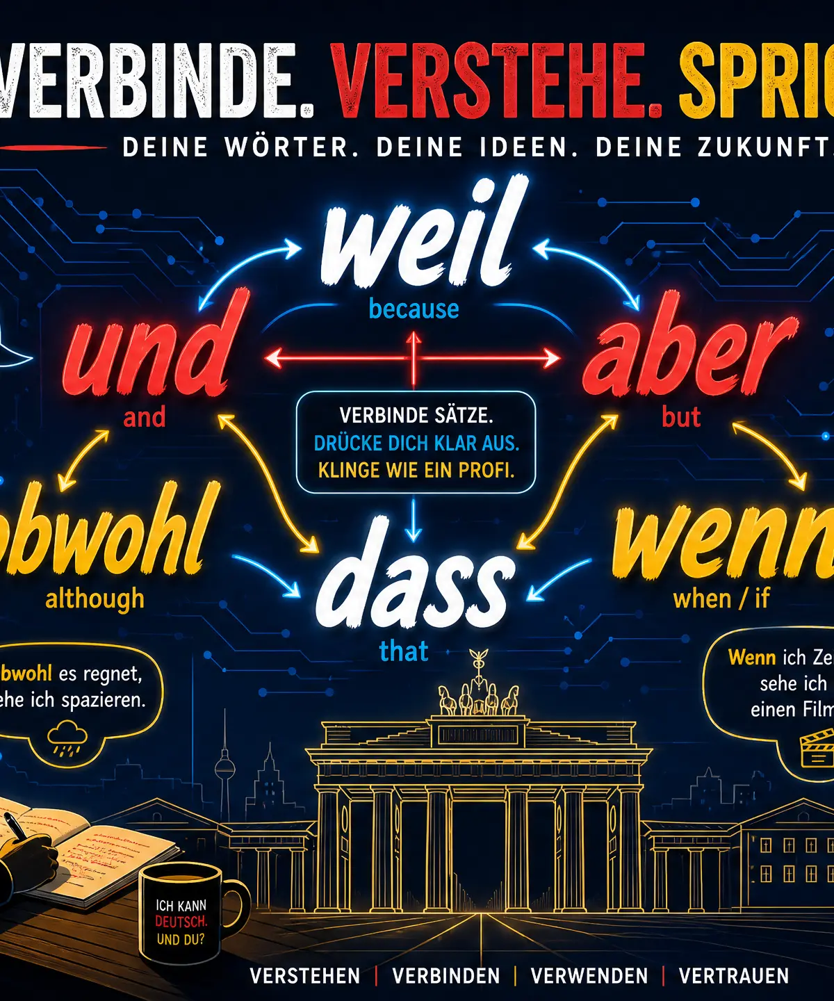 Mastering German Conjunctions