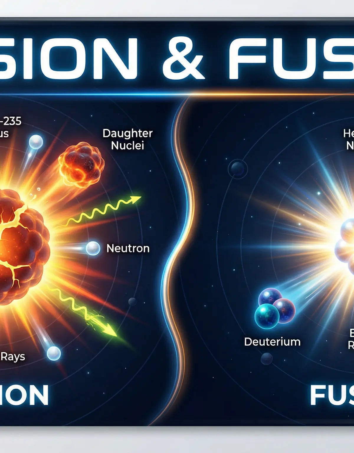 Header image for OCR GCSE Physics: Fission and Fusion (P6.4)
