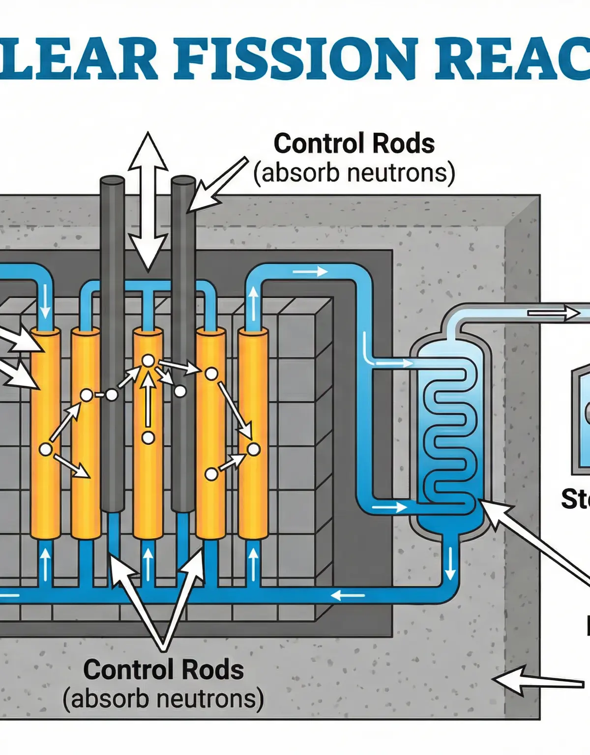 Diagram of a Nuclear Fission Reactor