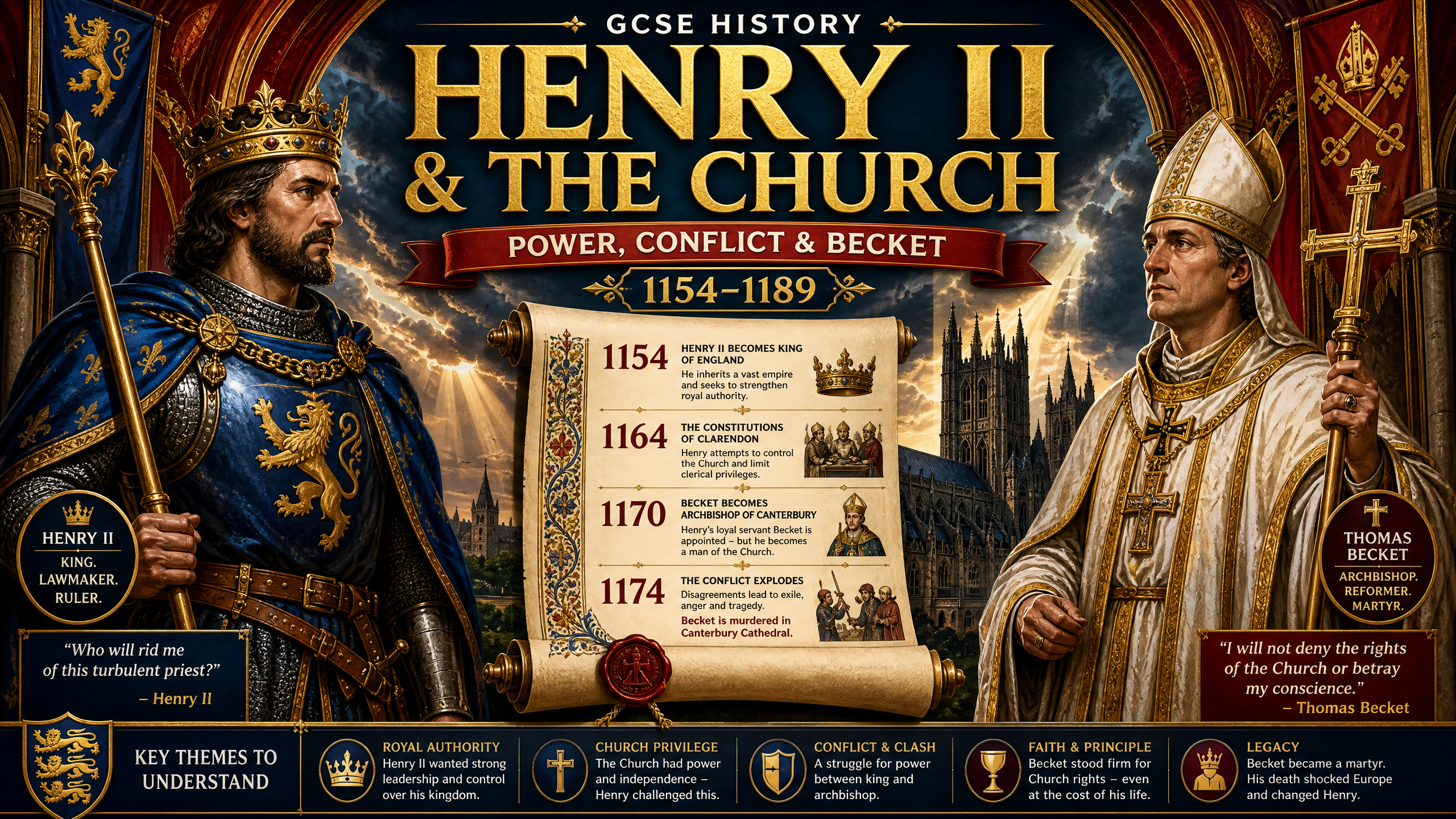 Henry II and Thomas Becket: The Clash of Church and State