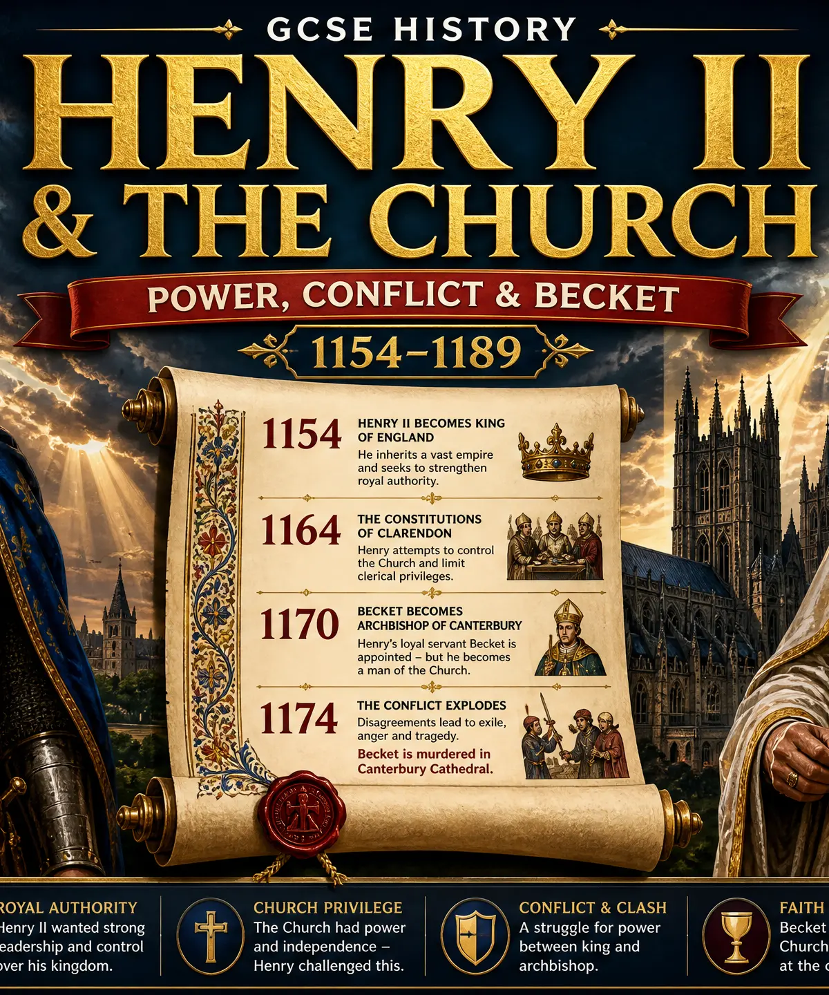 Henry II and Thomas Becket: The Clash of Church and State