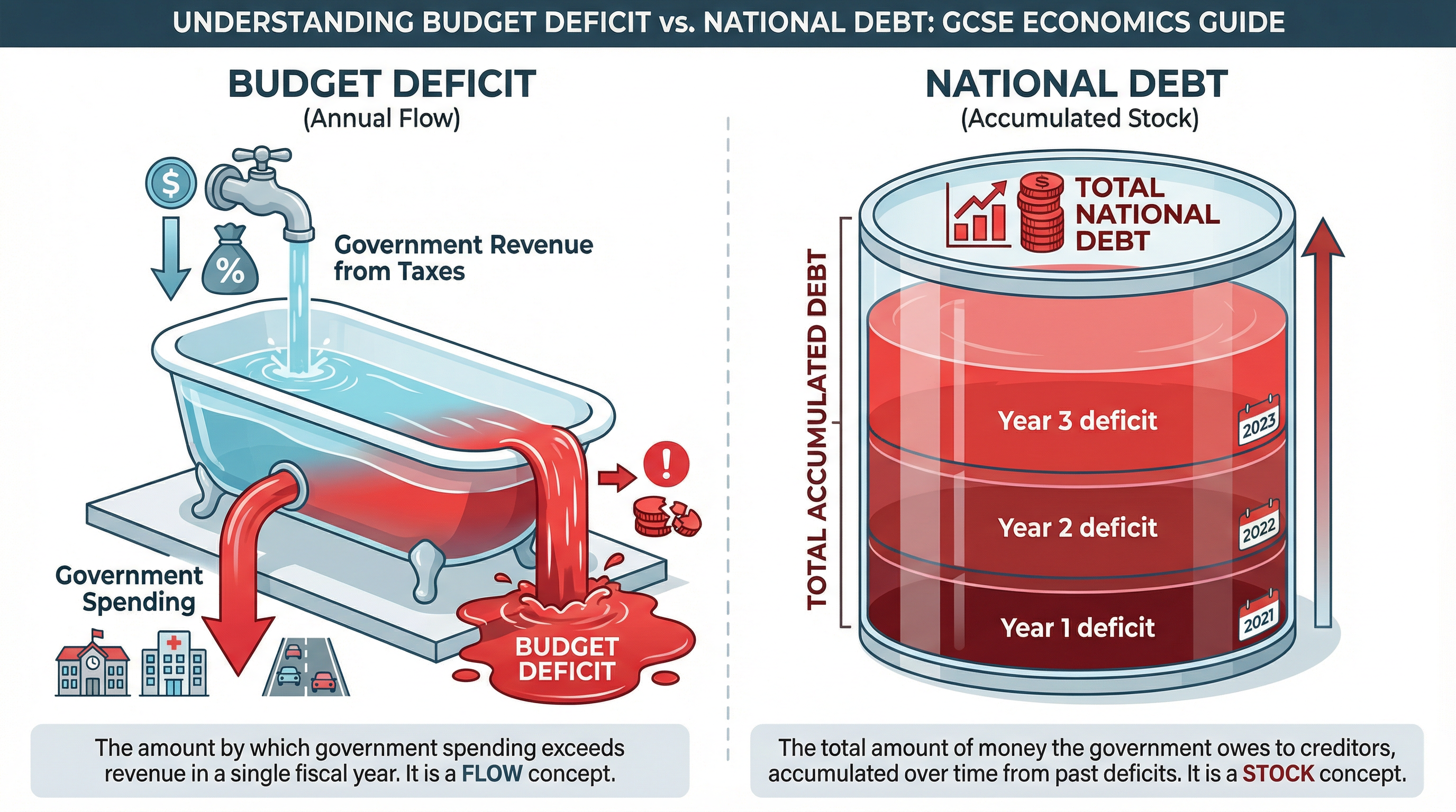 Fiscal Policy (Government Spending and Taxation) – Economics – GCSE