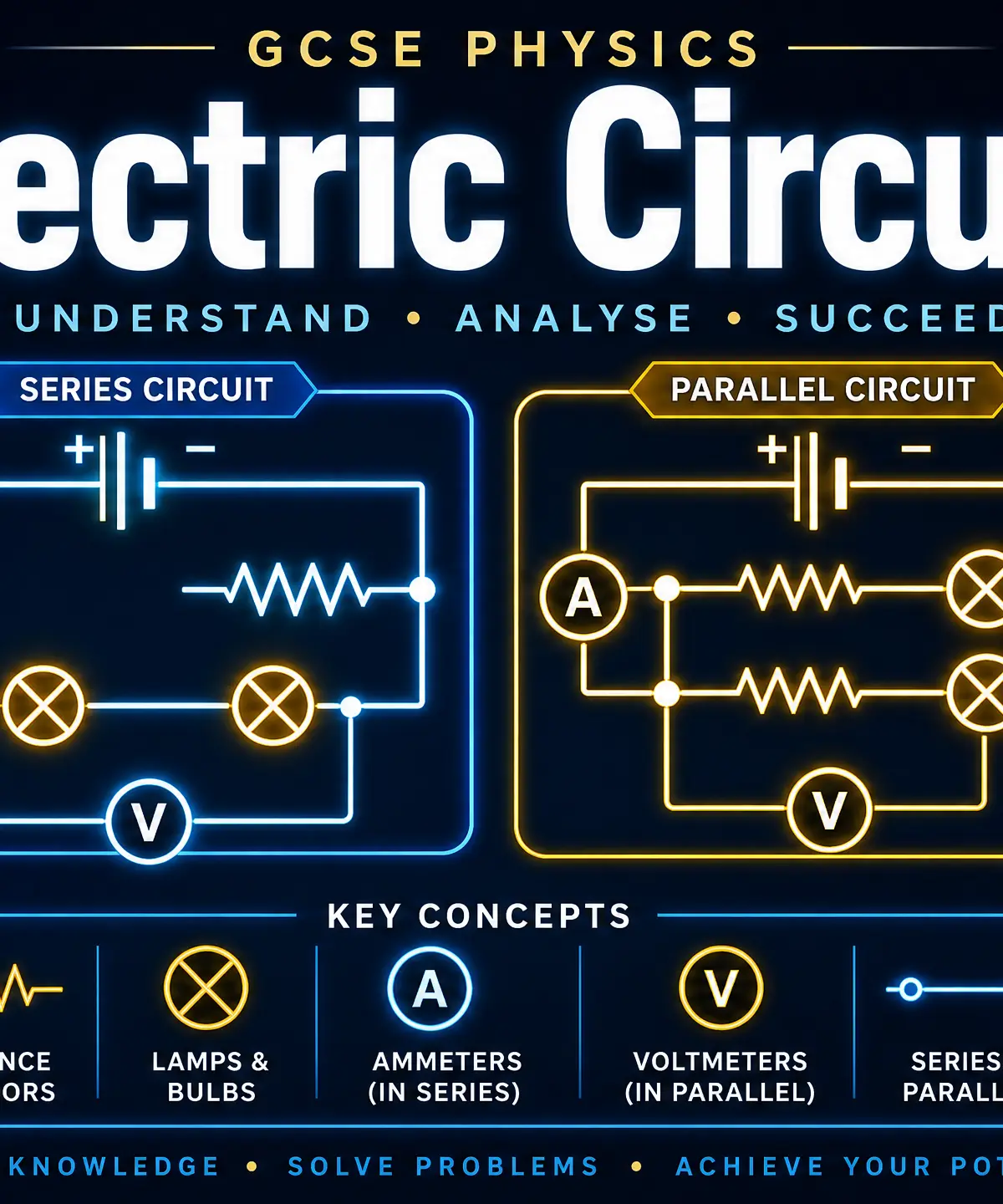 Electric Circuits: Understand, Analyse, Succeed