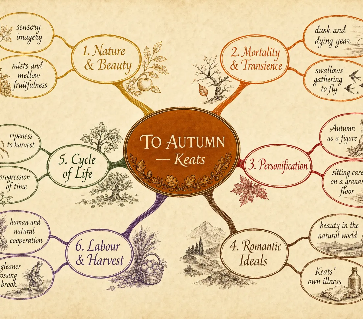 Thematic Map of To Autumn