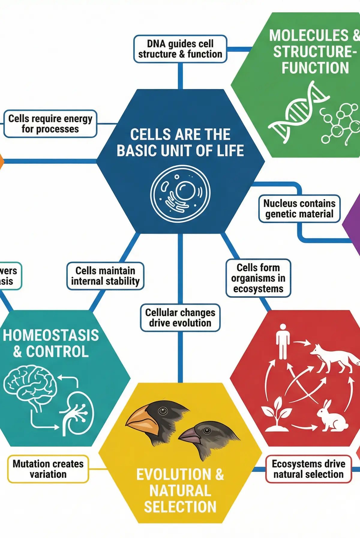 The Big Picture: Interconnected Biological Concepts