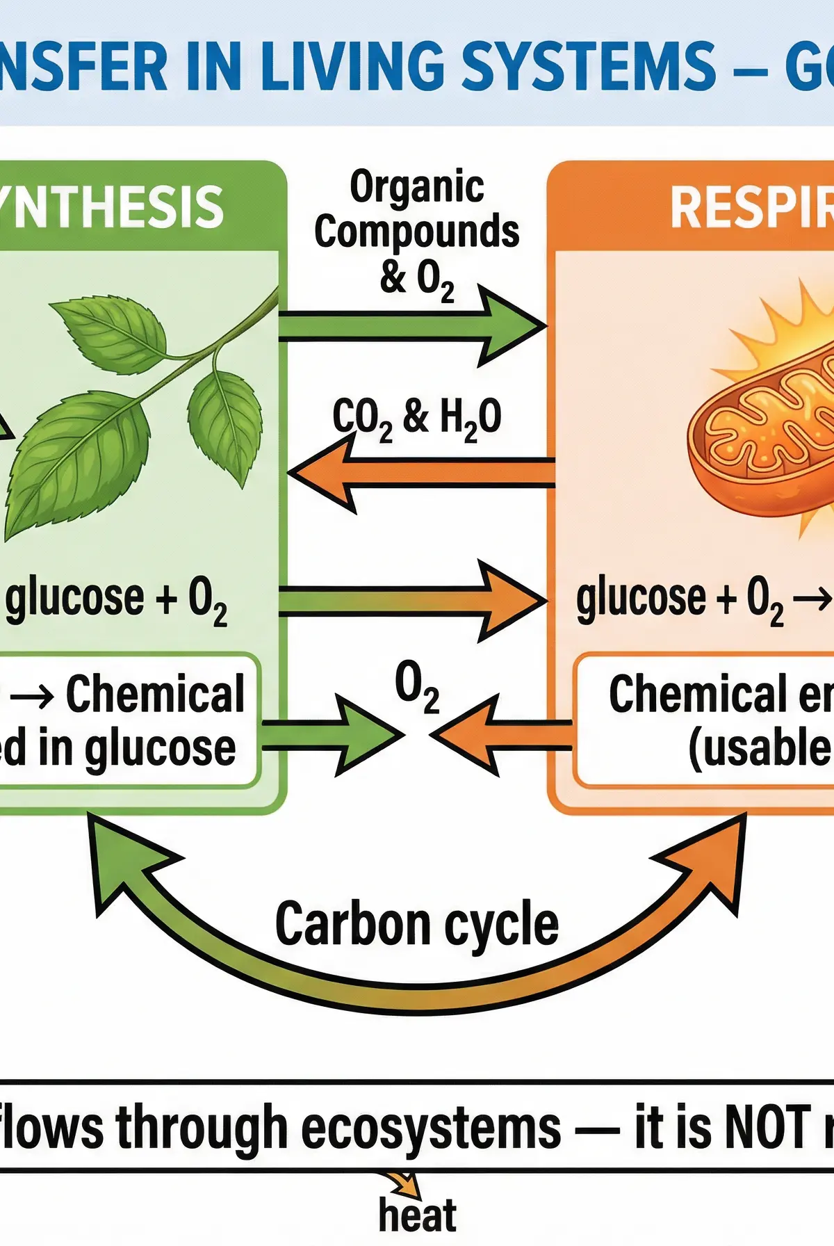 Energy Transfer in Living Systems