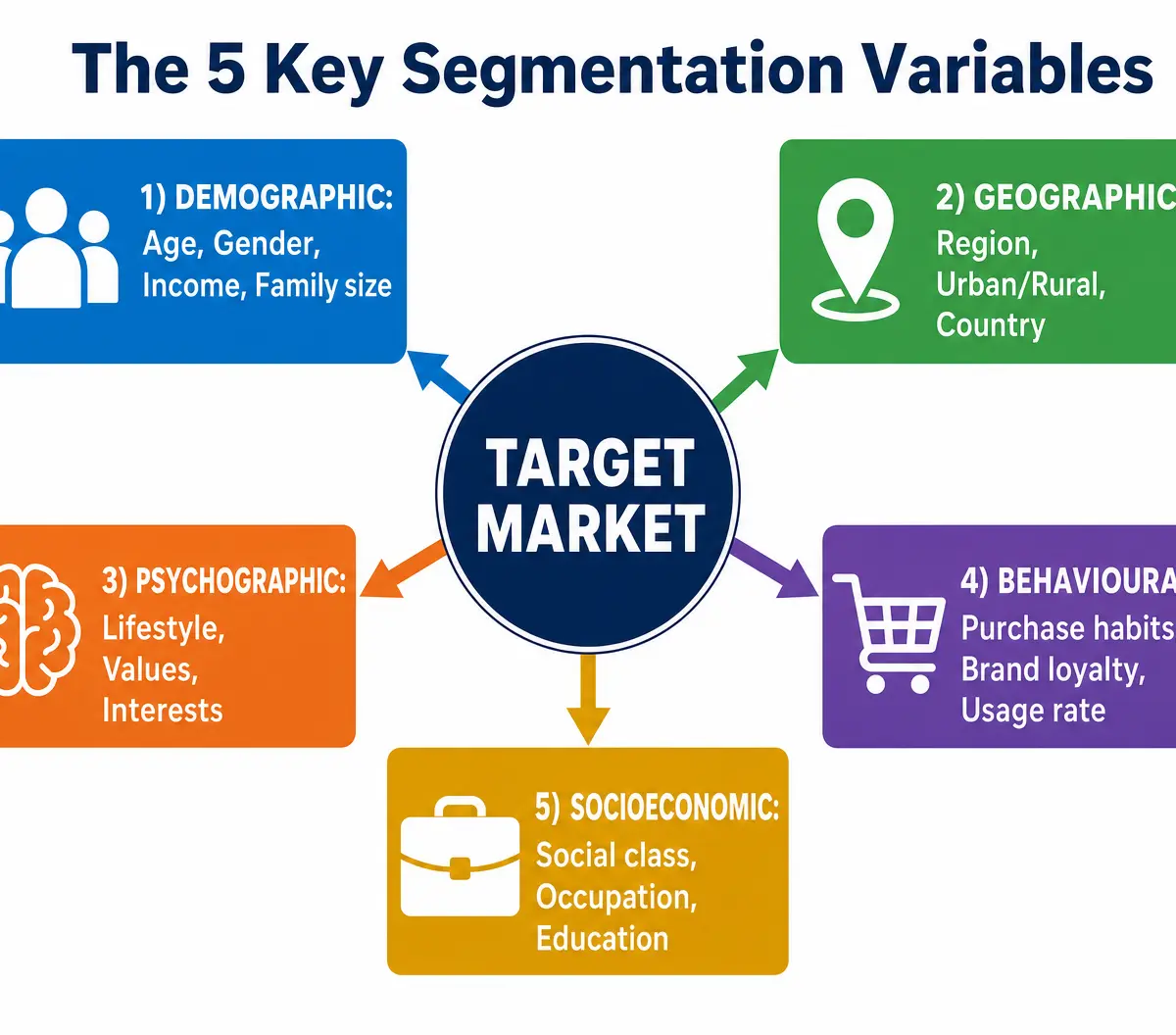 The 5 Key Segmentation Variables