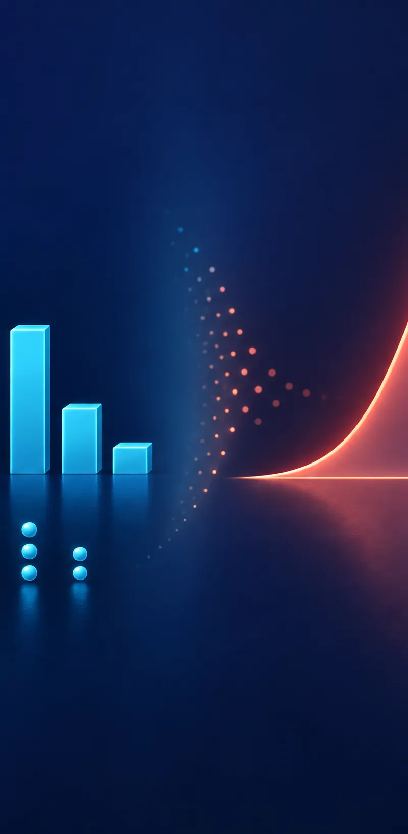 Discrete counts and continuous measurements