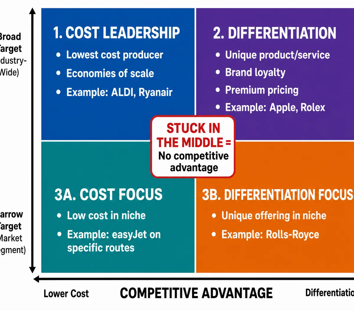 Michael Porter's Generic Competitive Positioning Strategies