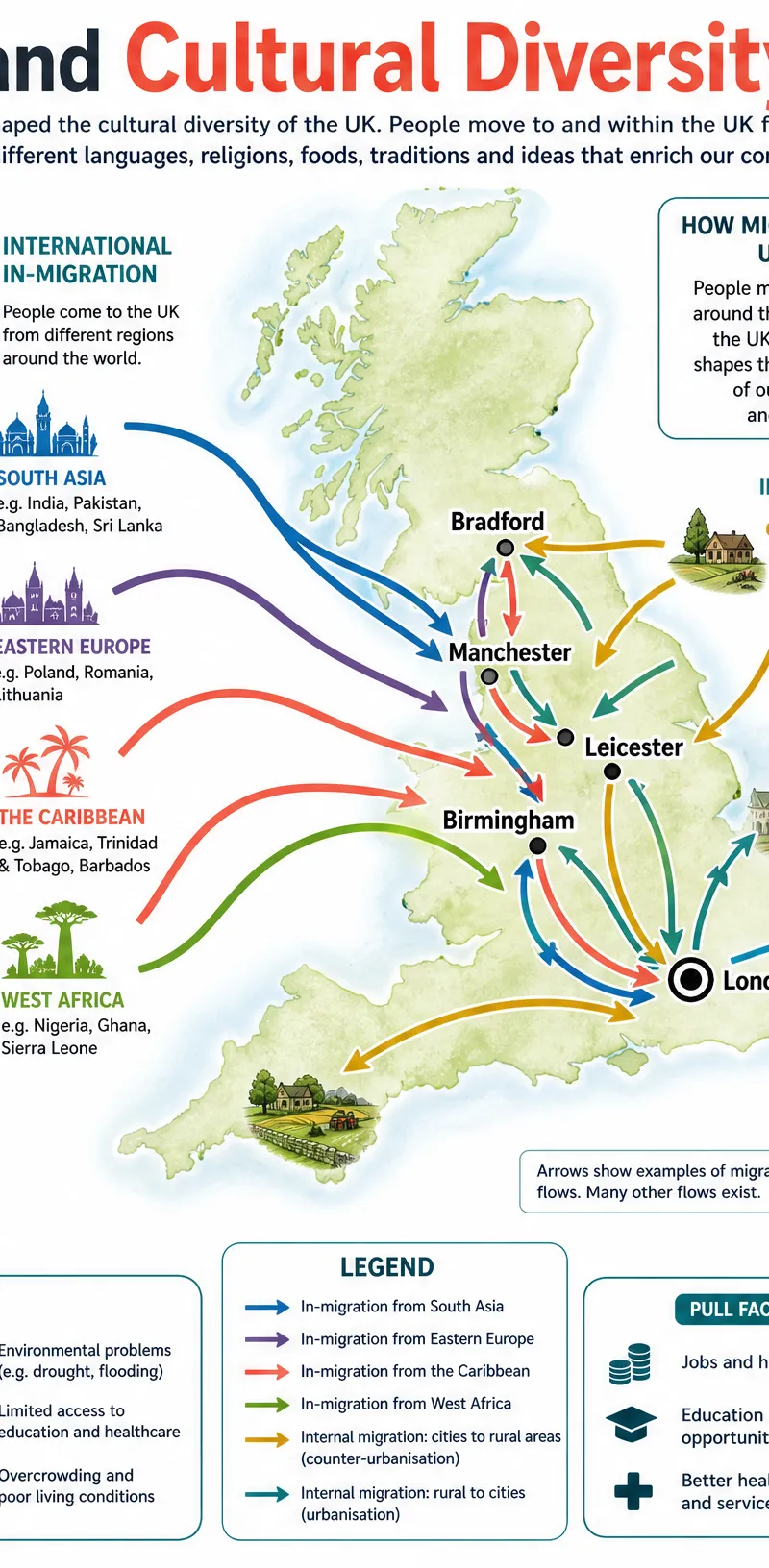 Migration and Cultural Diversity in the UK.