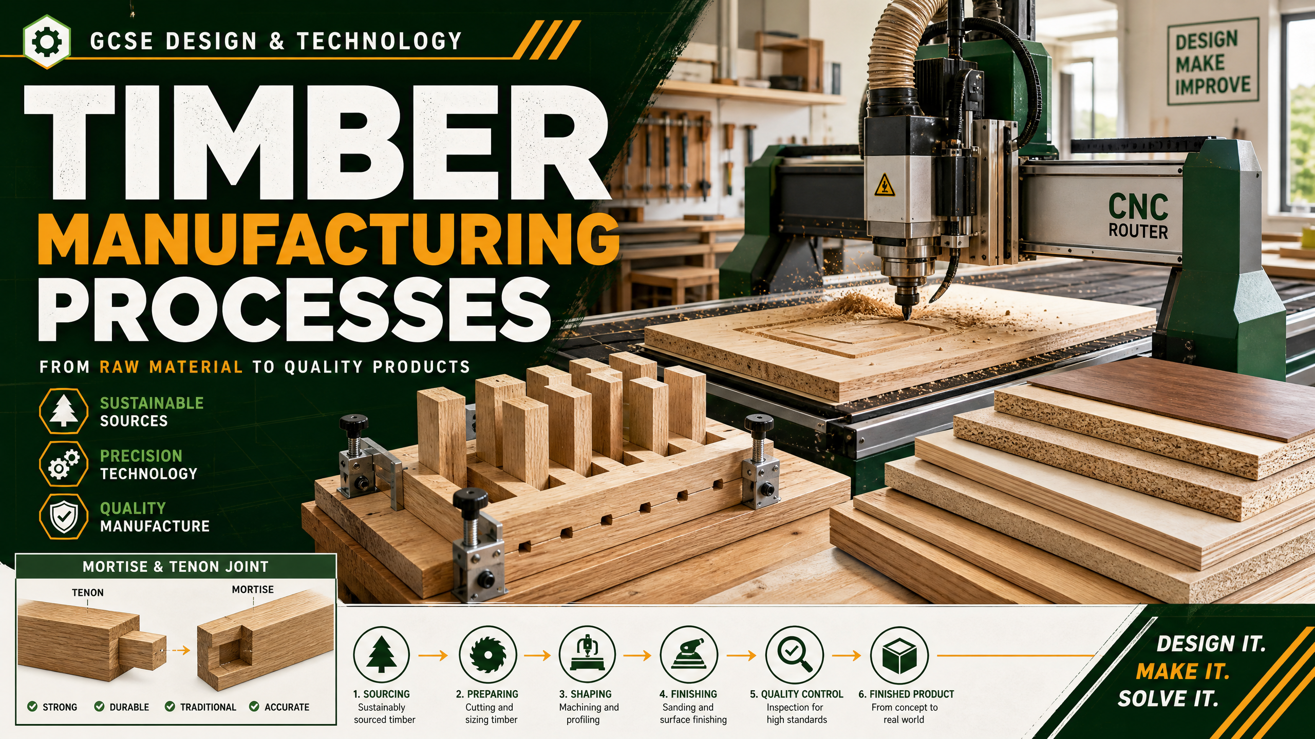 Header image for Timbers: Alternative processes that can be used to manufacture typical timber products to different scales of production