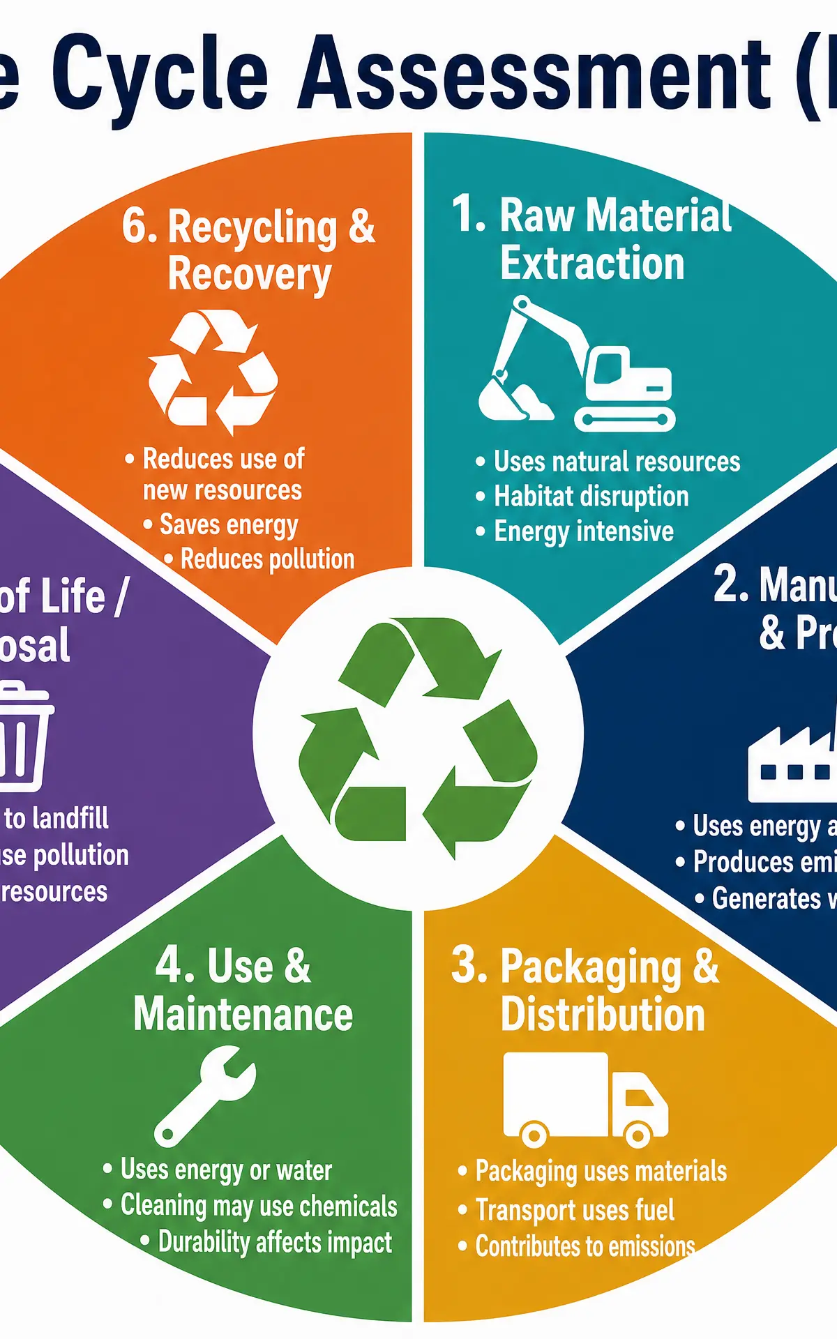Life Cycle Assessment (LCA) Stages